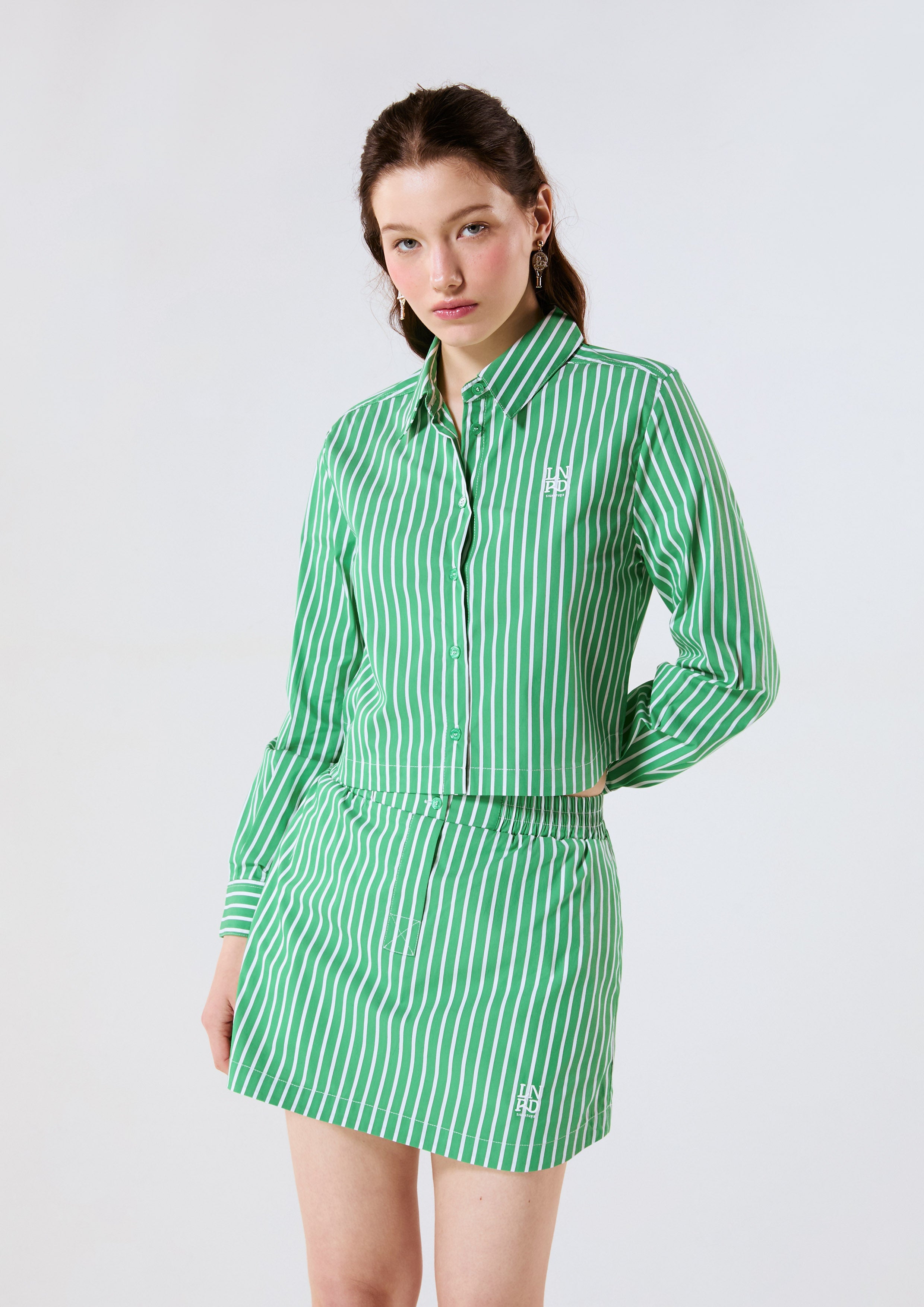 Stripe Long Sleeve Shirt and Stripe Shorts LNRD Signature