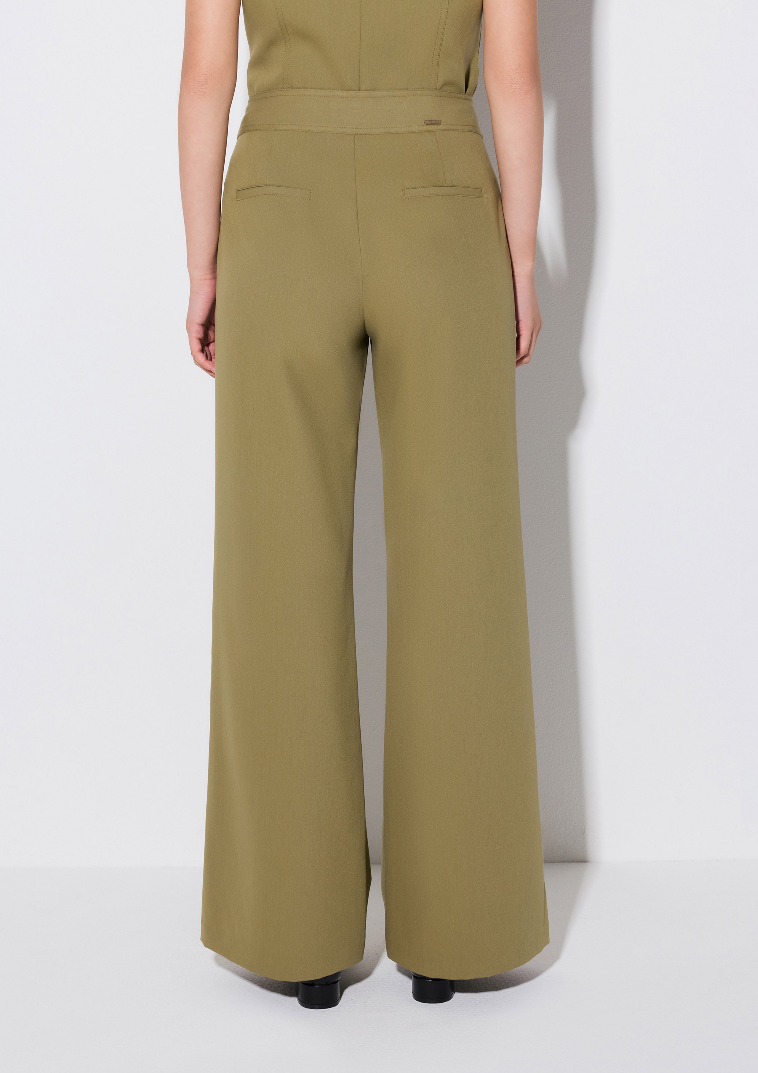 High Waist Wide Leg Trousers Salt and Sol