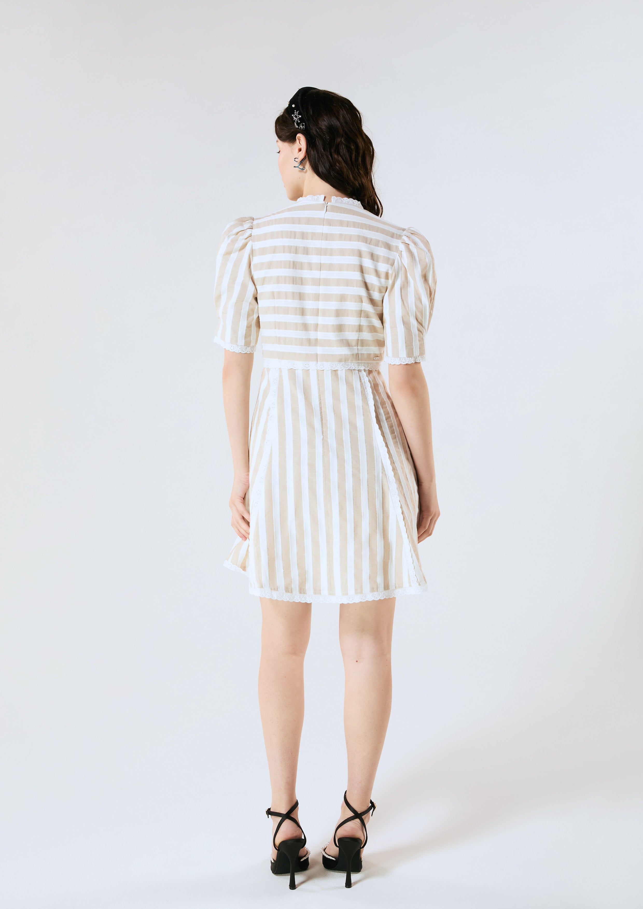 Stripe Mini Dress Palm Spring