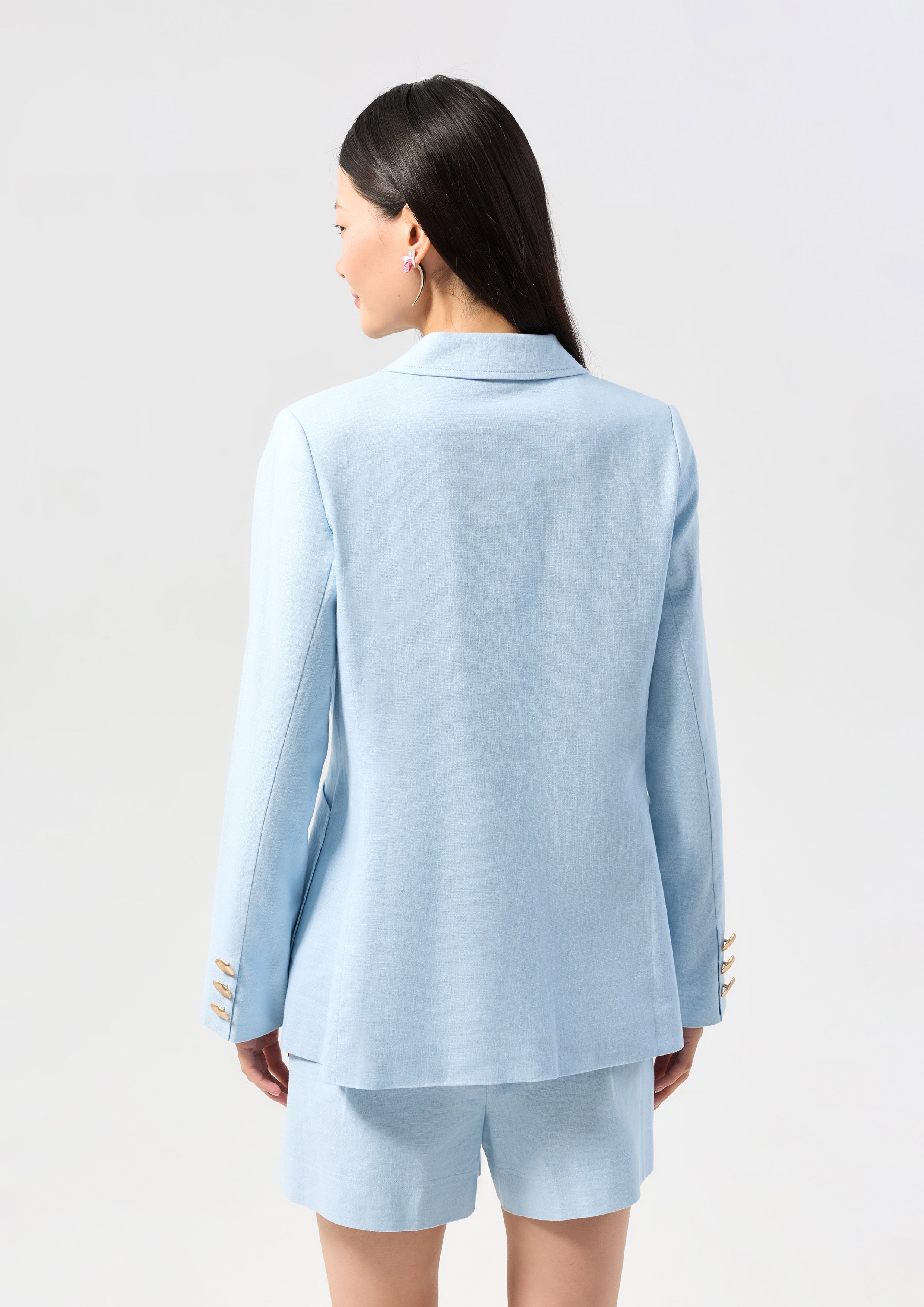 Metal Button Jacket Palm Spring