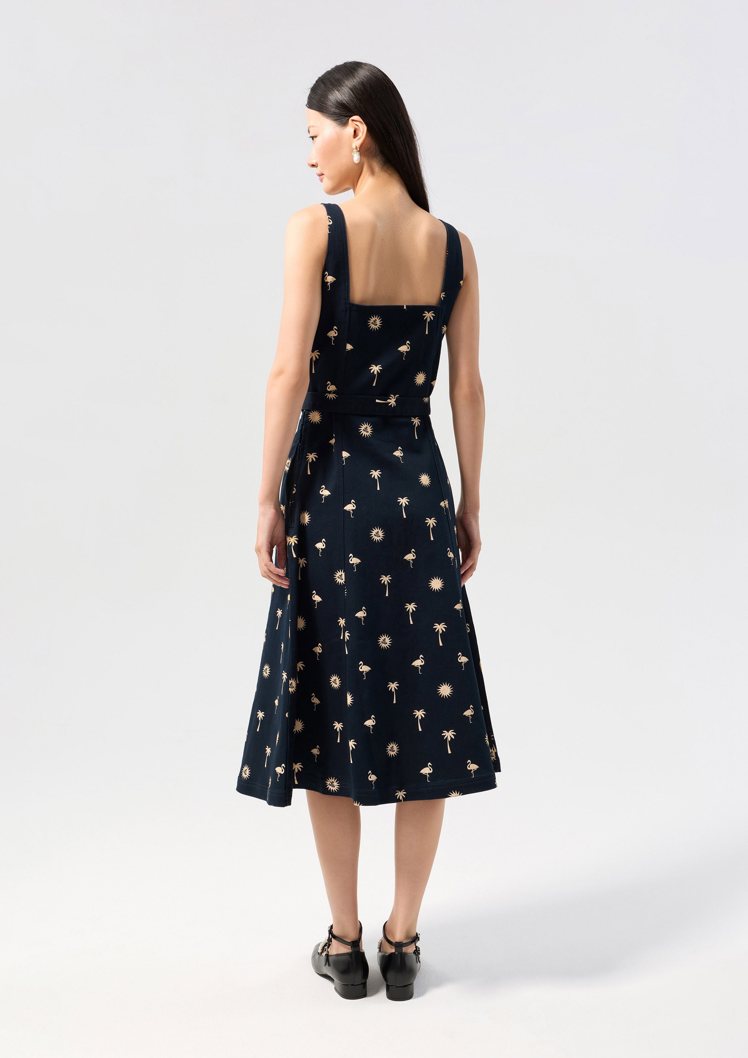 Embroidered Mini Dress Palm Spring