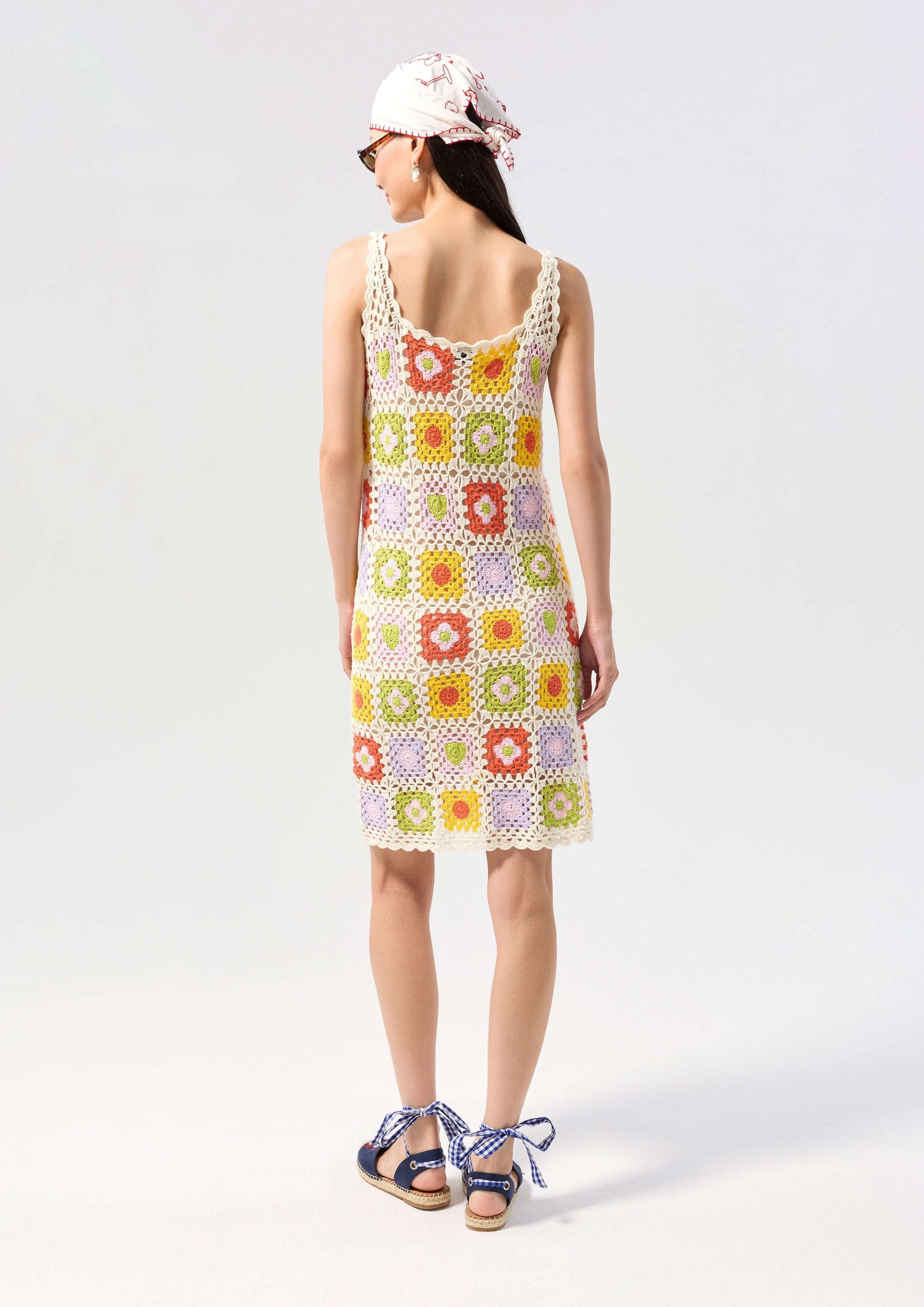 Crochet Cami Mini Dress Oasis