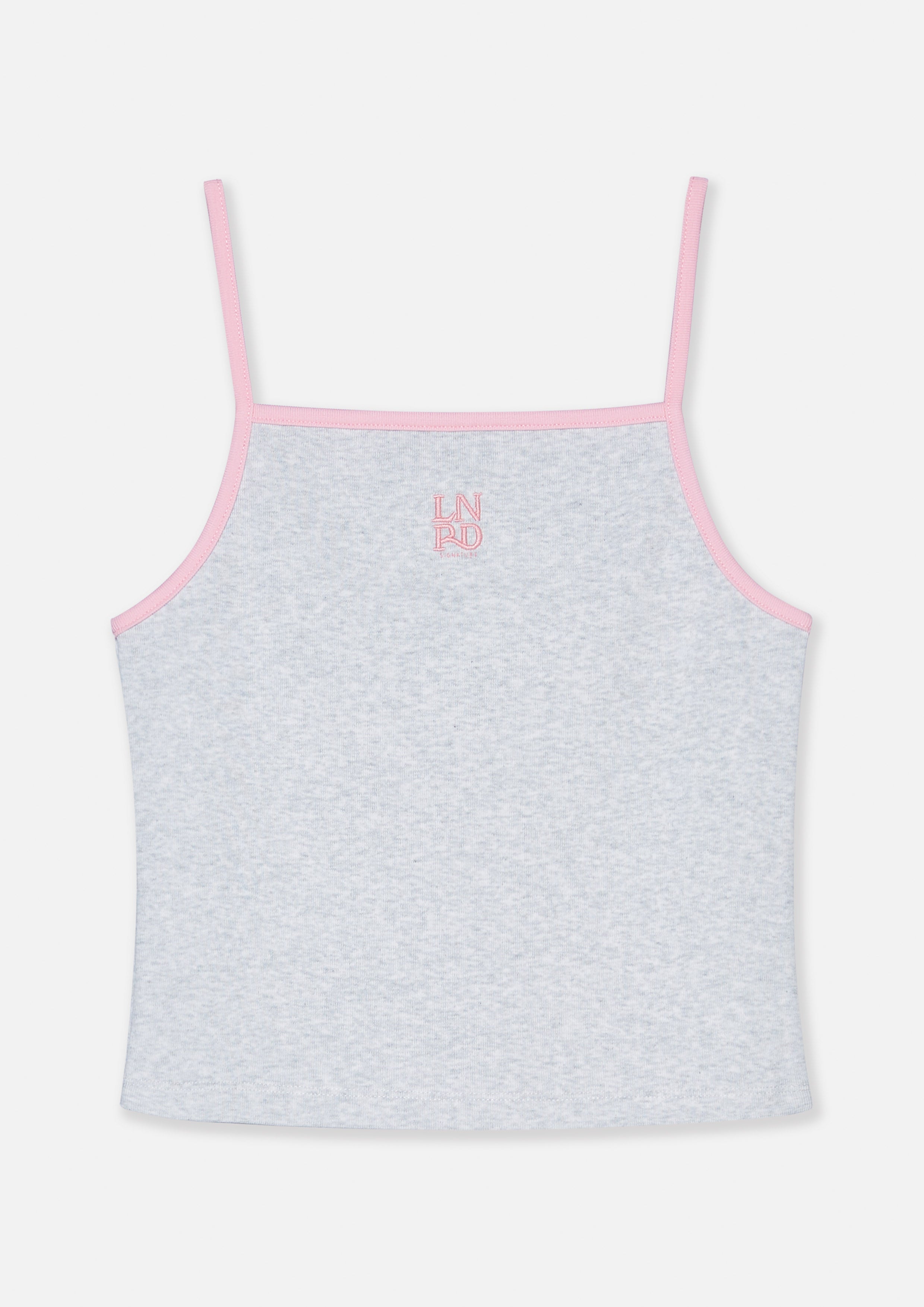 เสื้อสายเดี่ยวปักโลโก้ คอลเลกชัน LNRD Signature