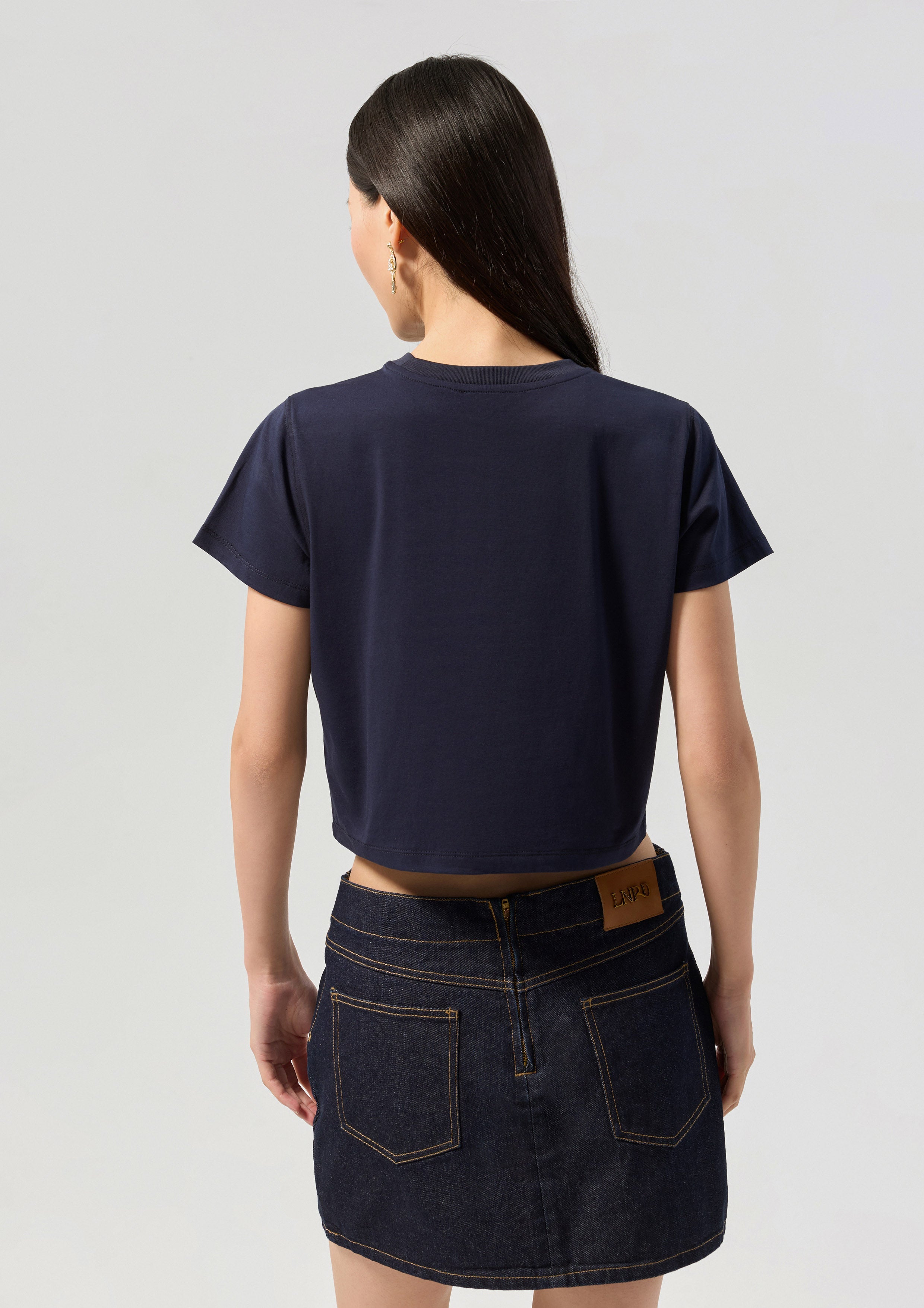 Tabby Cat Crop T-Shirt LNRD Signature