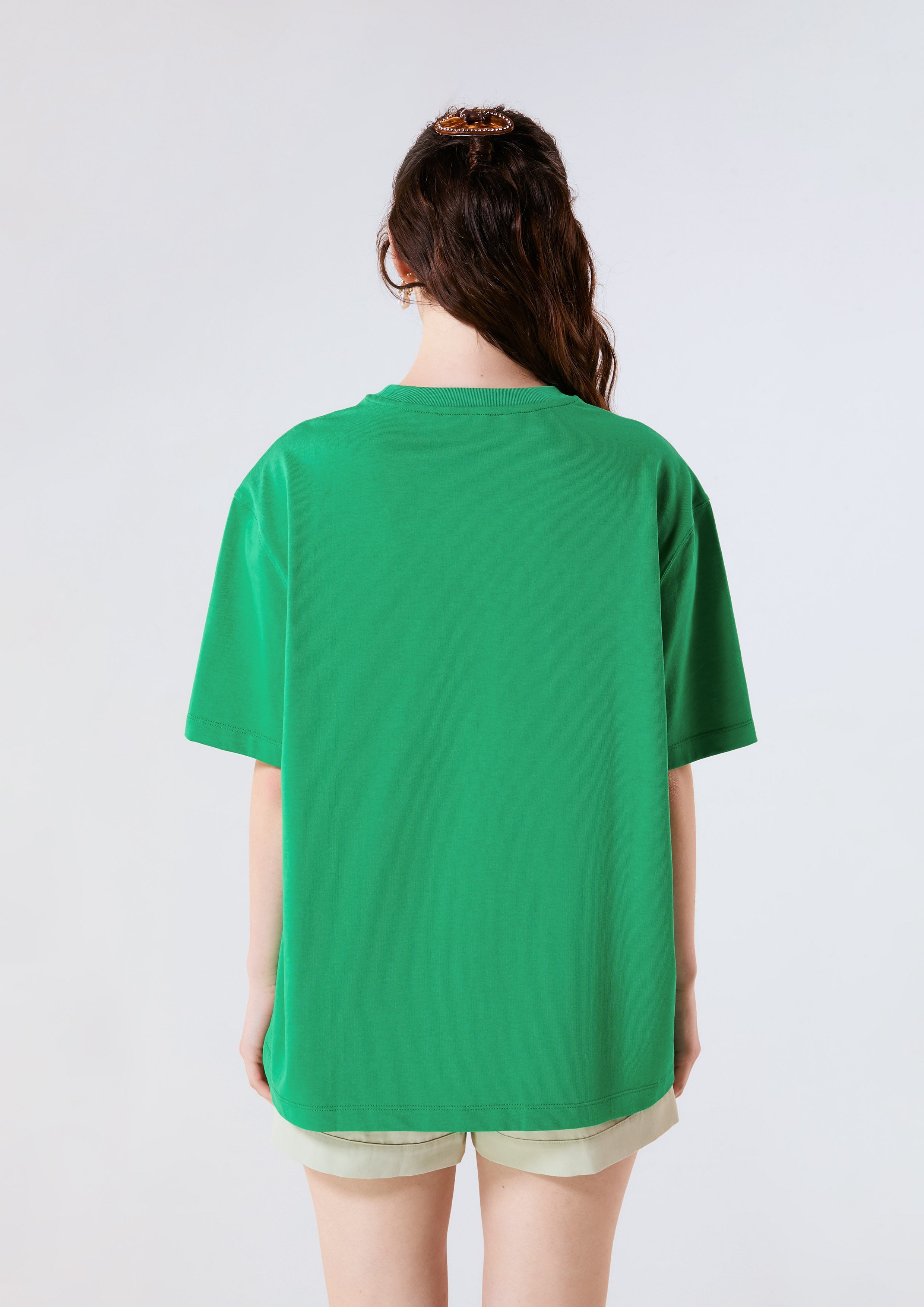 เสื้อยืดโอเวอร์ไซส์โลโก้พิมพ์ลายแมว Tabby คอลเลกชัน LNRD Signature