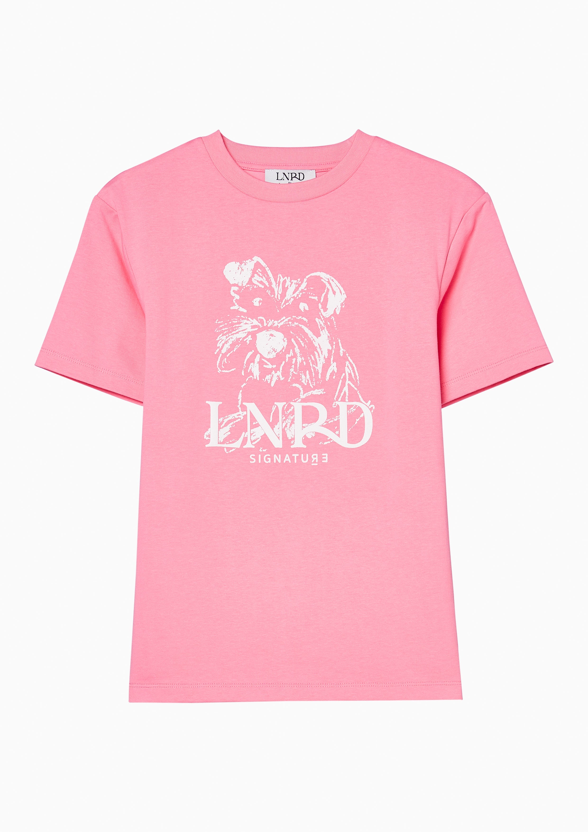 เสื้อยืดแขนสั้นพิมพ์ลายสุนัข Bobby คอลเลกชัน LNRD Signature