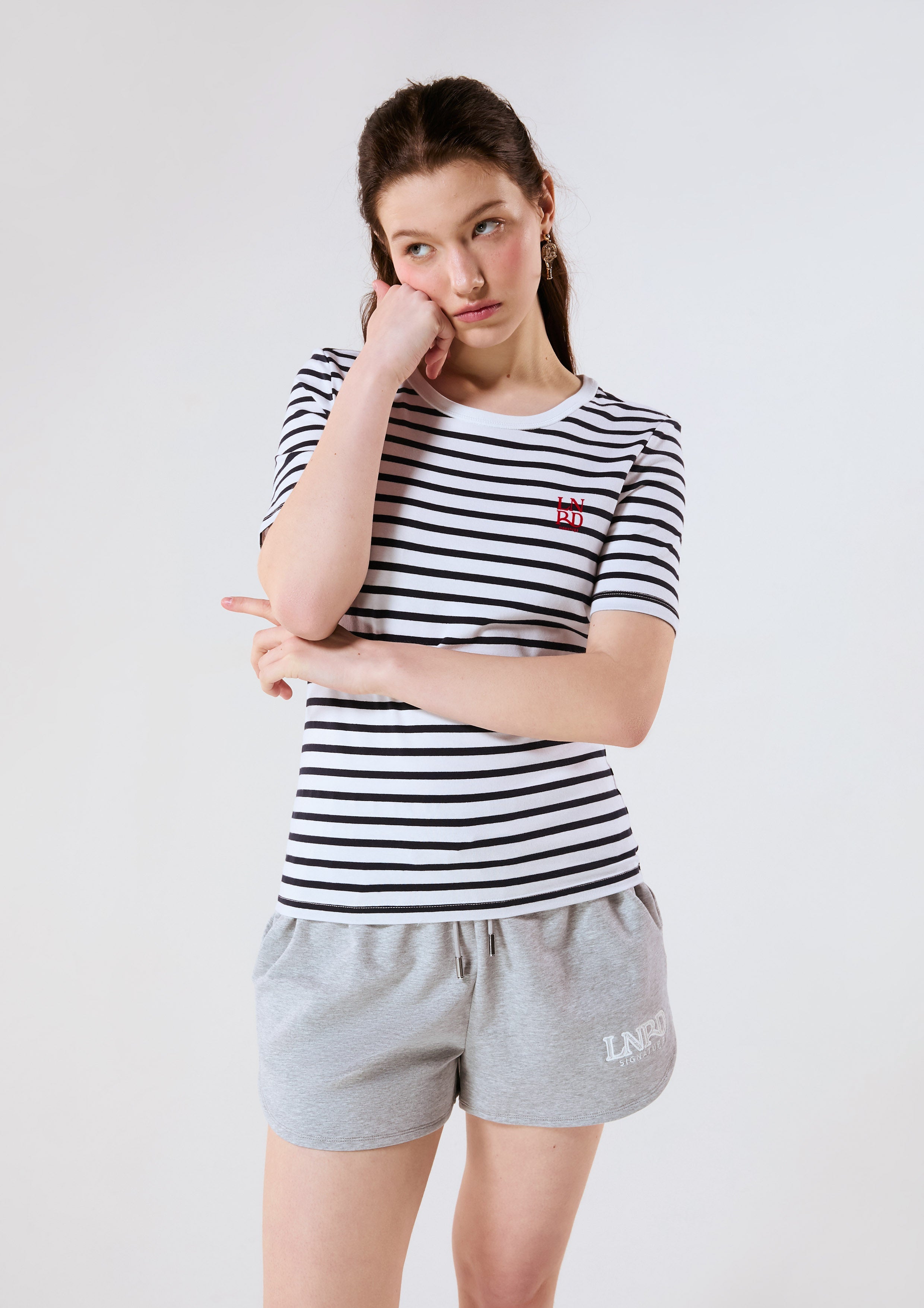Logo Stripe Short Sleeve Tee LNRD Signature