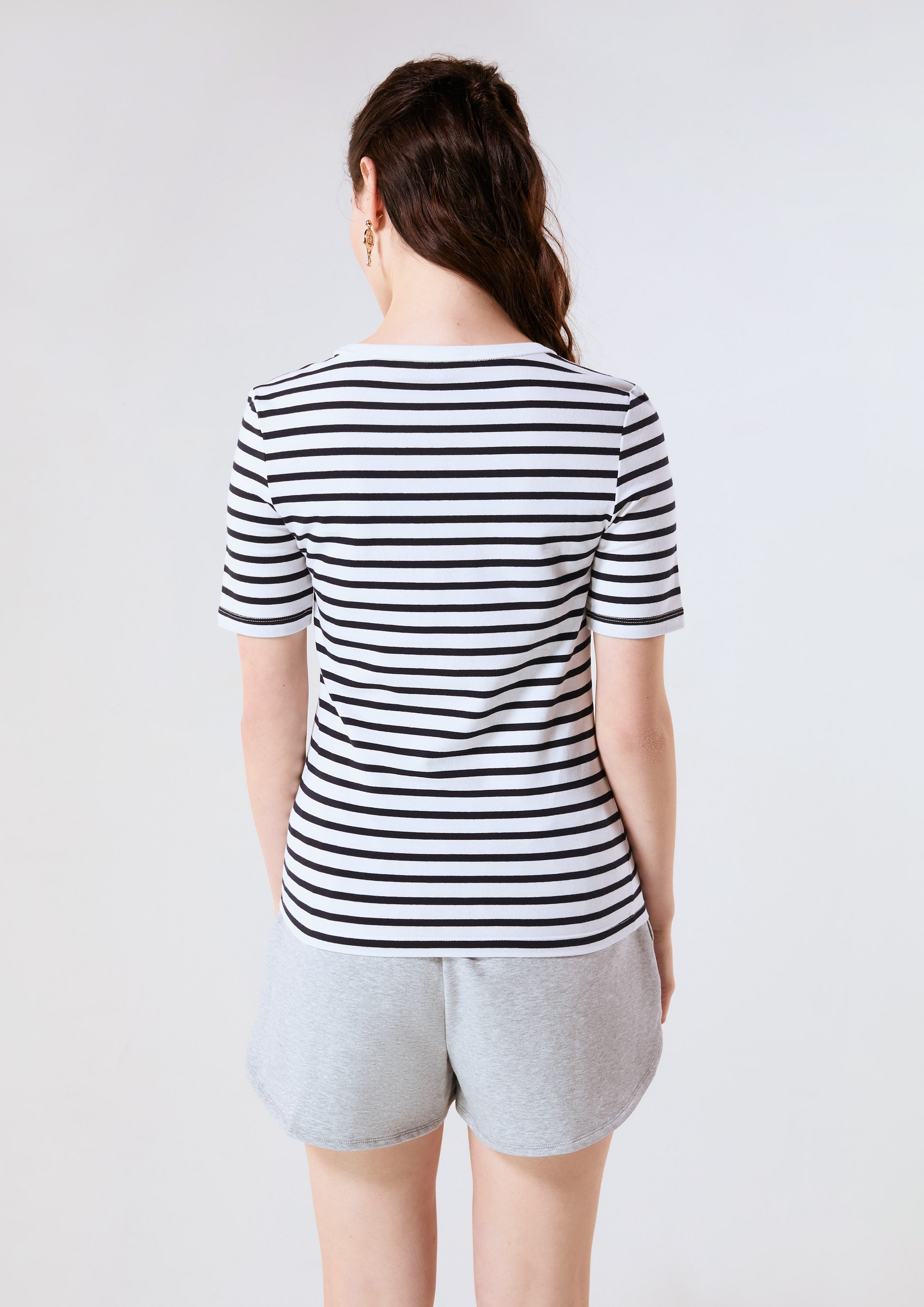 Logo Stripe Short Sleeve Tee LNRD Signature