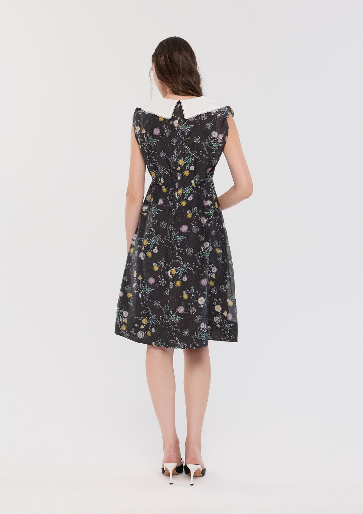 Print Sleeveless Mini Dress Sacred Botanica