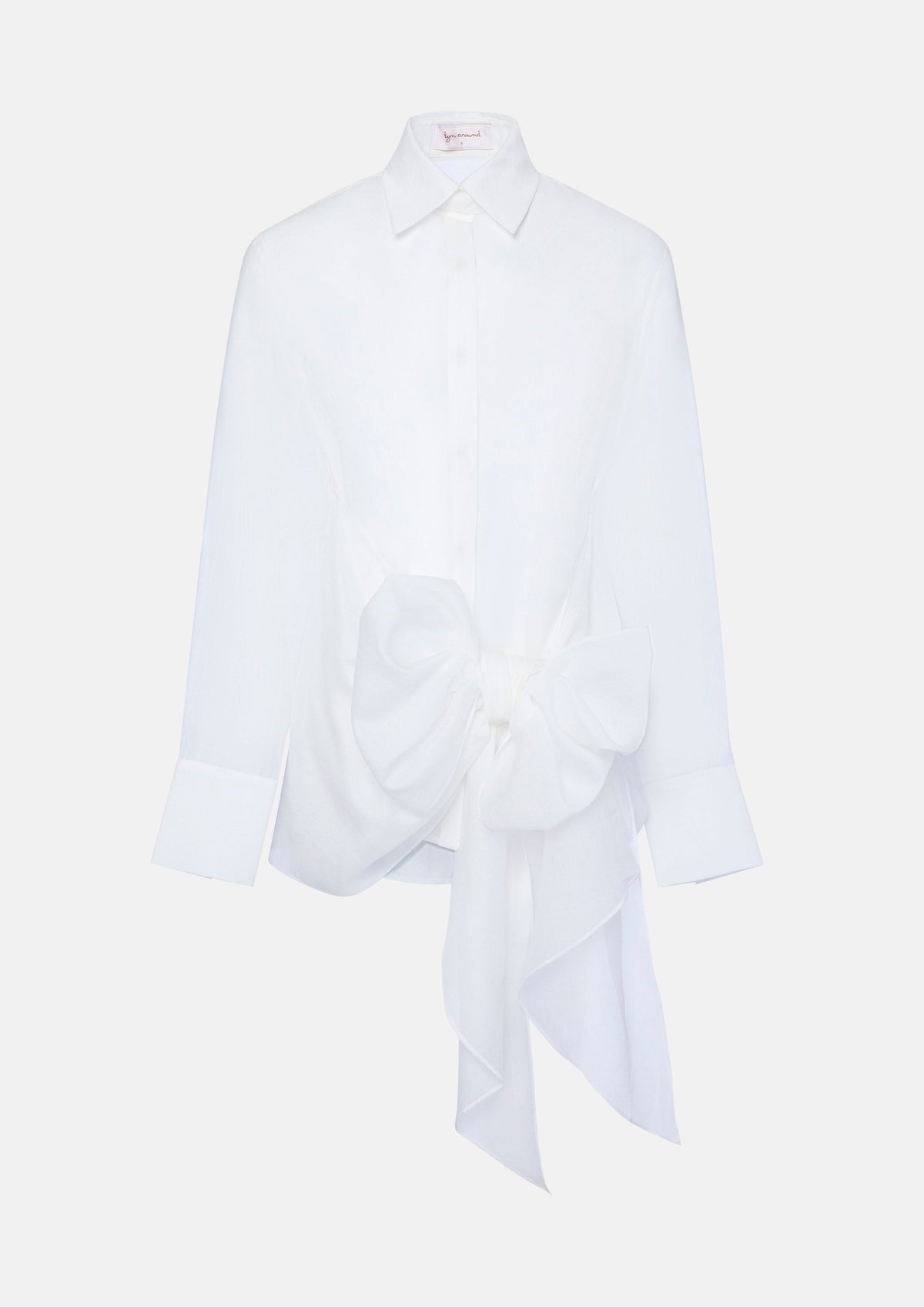 เสื้อเชิ้ตโปร่งแขนยาวแต่งโบใหญ่ คอลเลกชัน After Hour