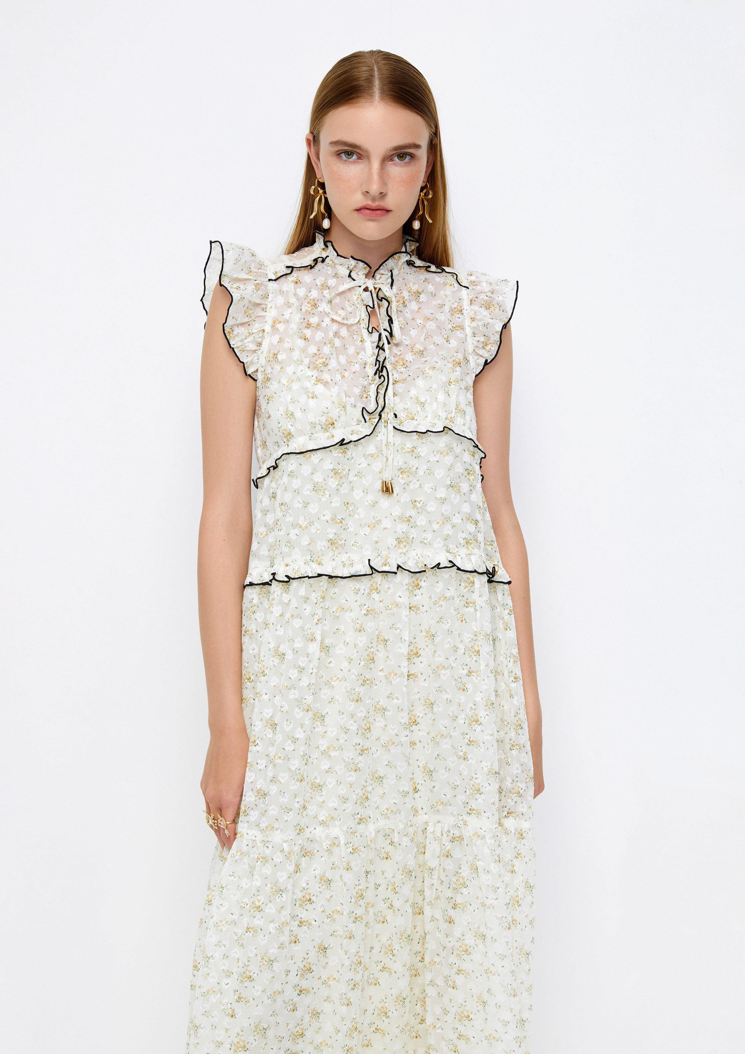 Ethereal Blossom Maxi Dress Lost In Museum Collection Lyn around