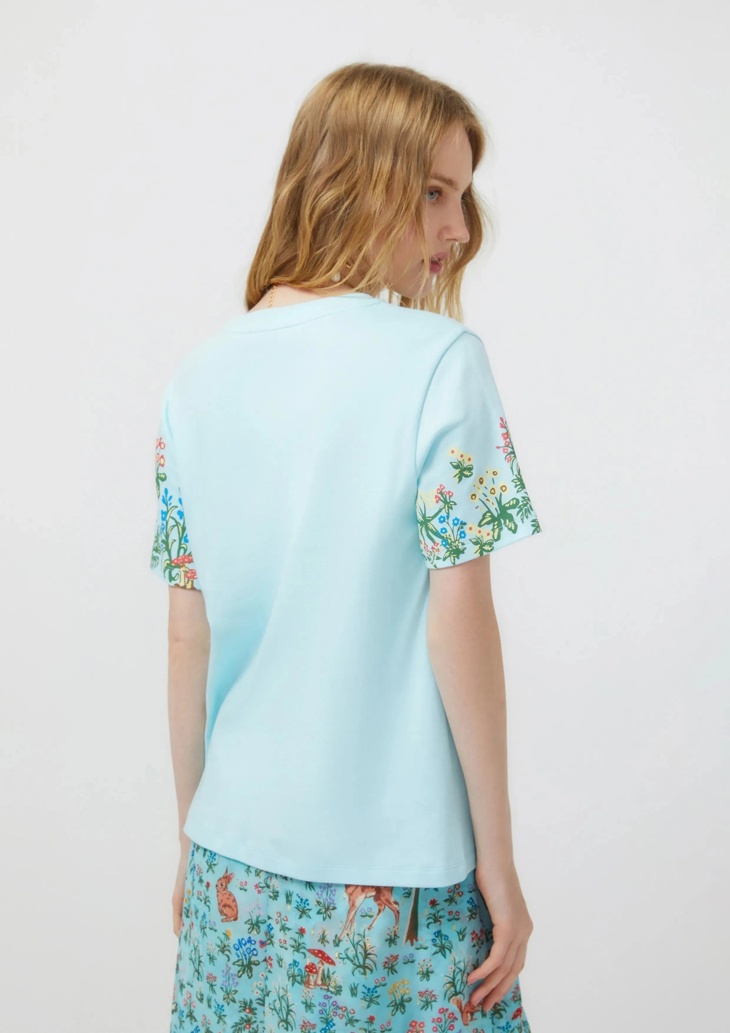 Printed Short Sleeve T-Shirt Lost In Museum Collection