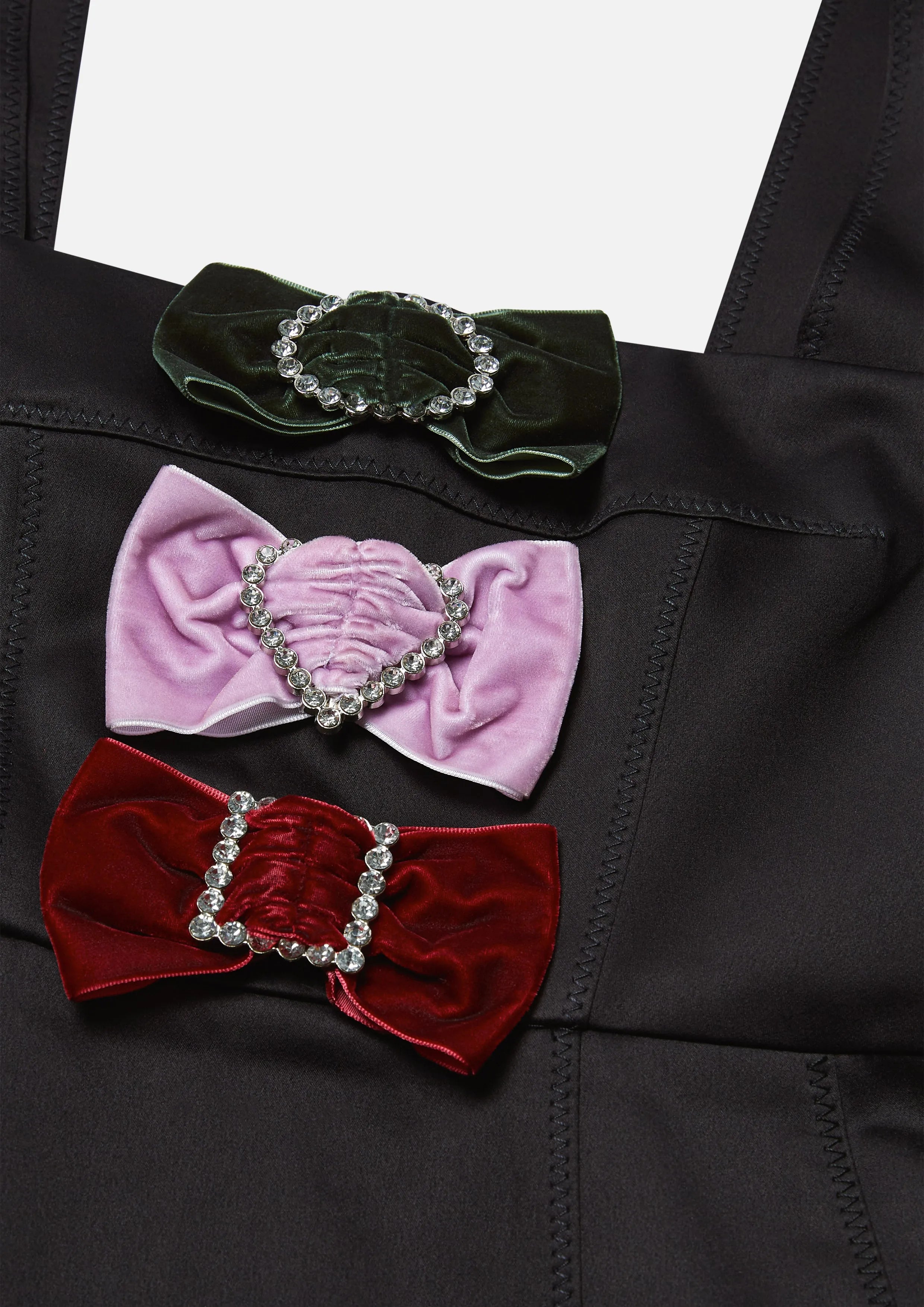 Crystal Velvet Bow Tank Top Retro Rewind Collection