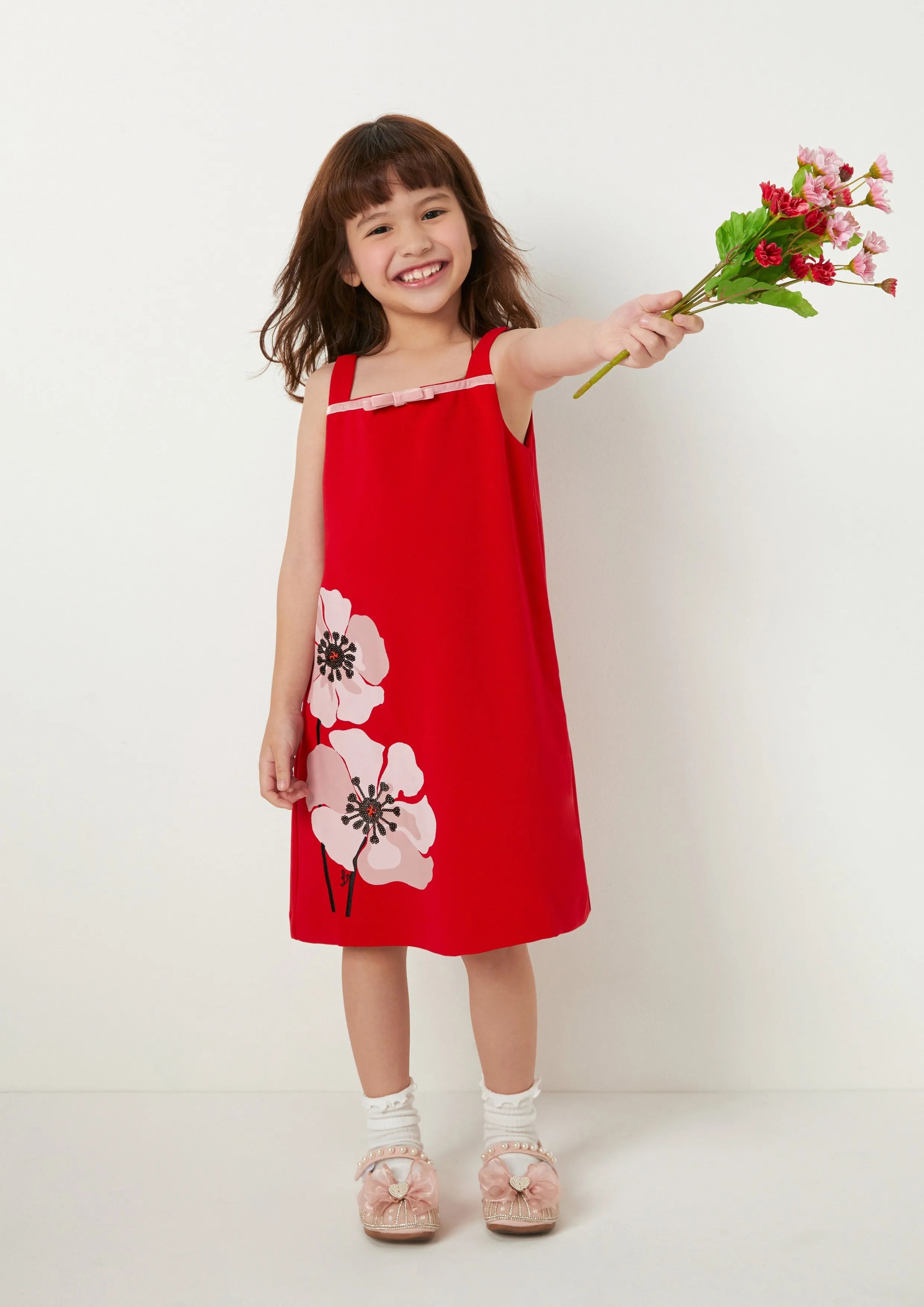 Floral Dress For Girls Symphony of Petals