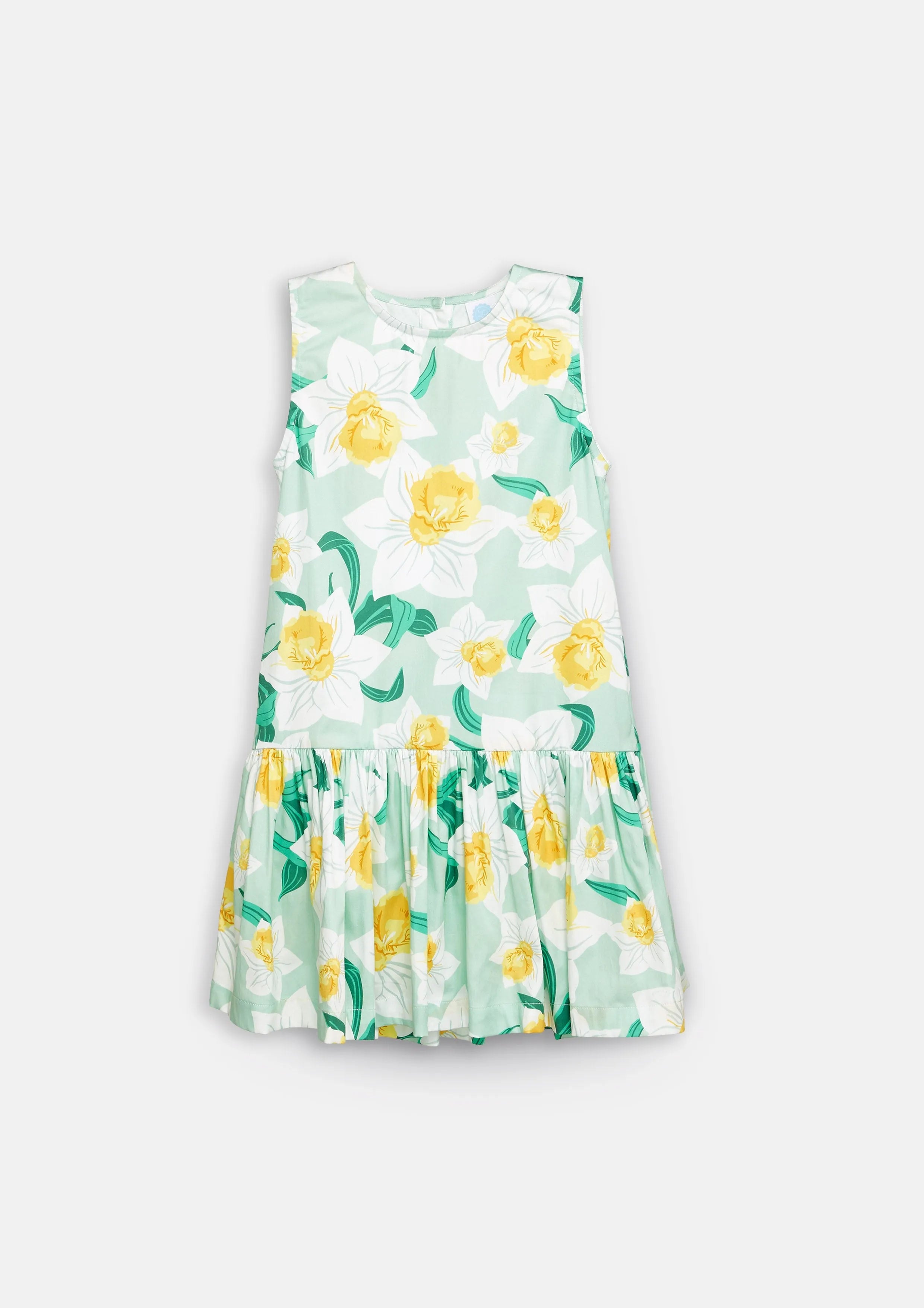 Daffodil Sleeveless Dress For Girls Rustic Haven