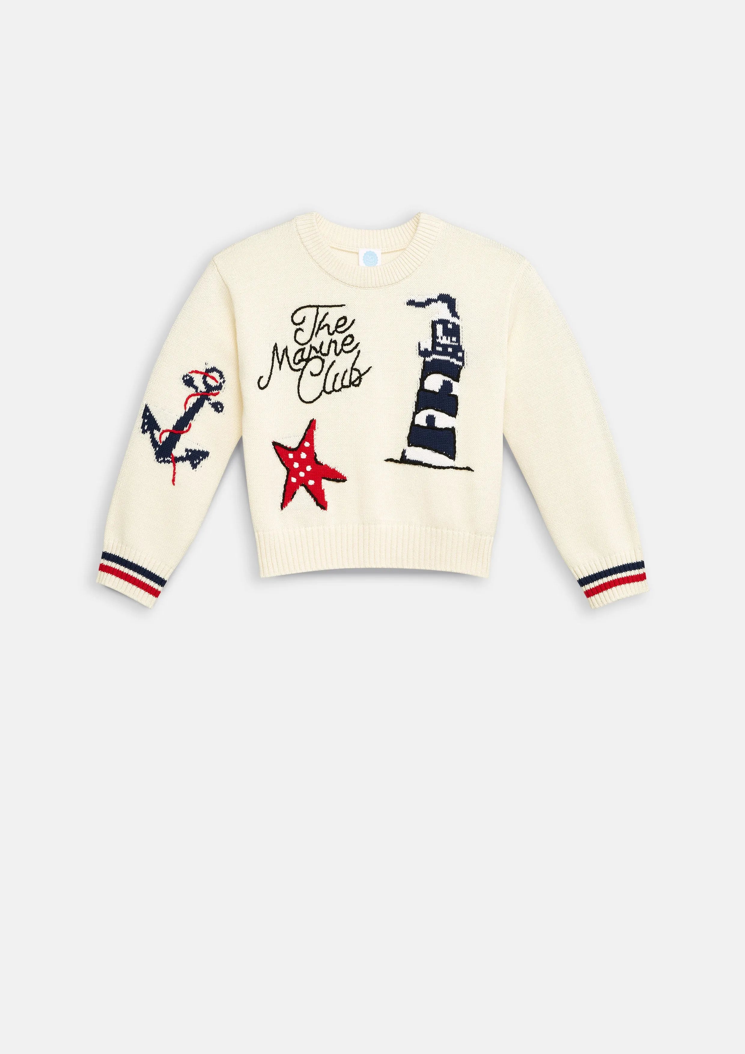 Marine Club Knit Pullover For Girls The Secret Place