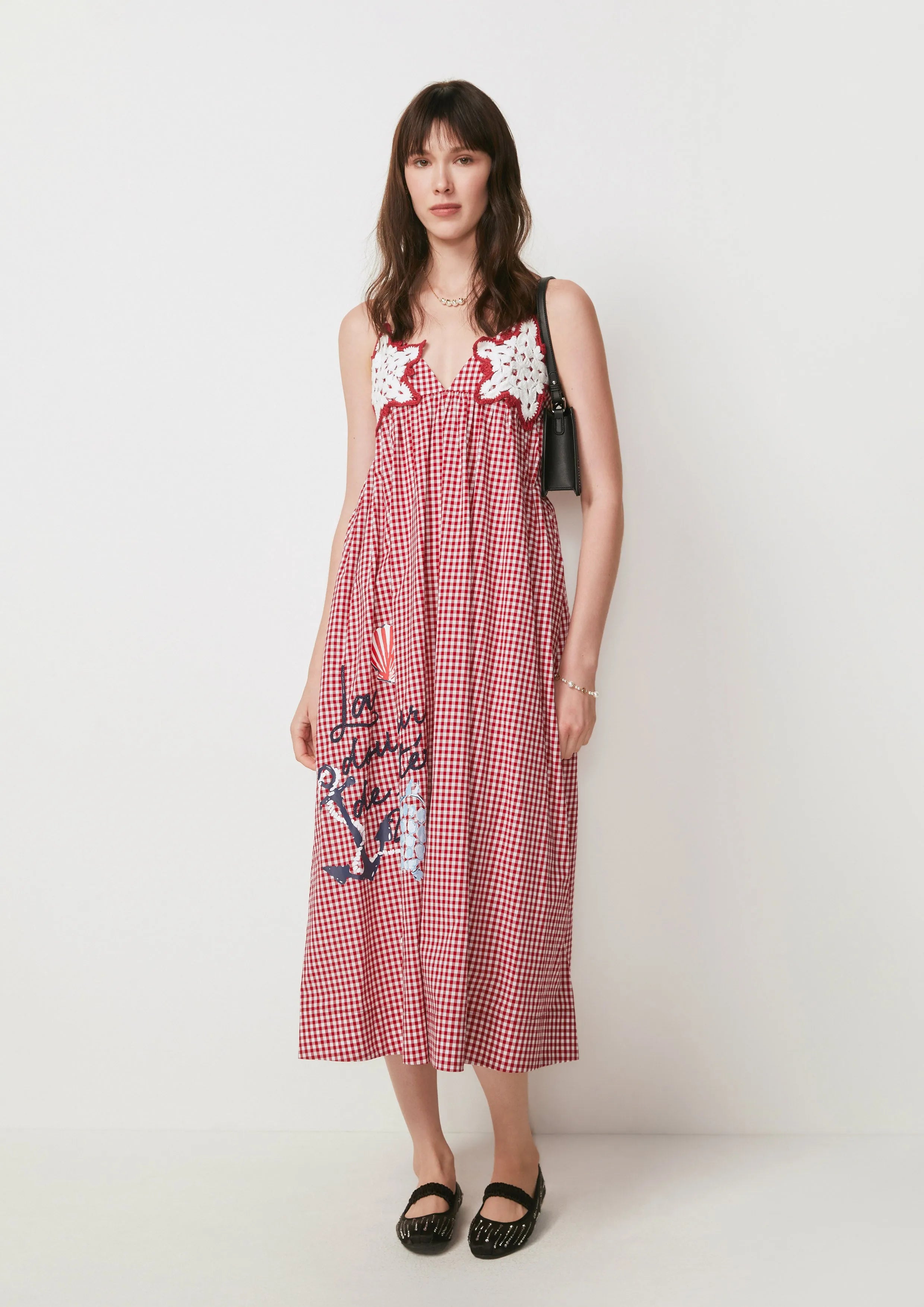 Maritime Gingham Maxi Dress The Secret Place