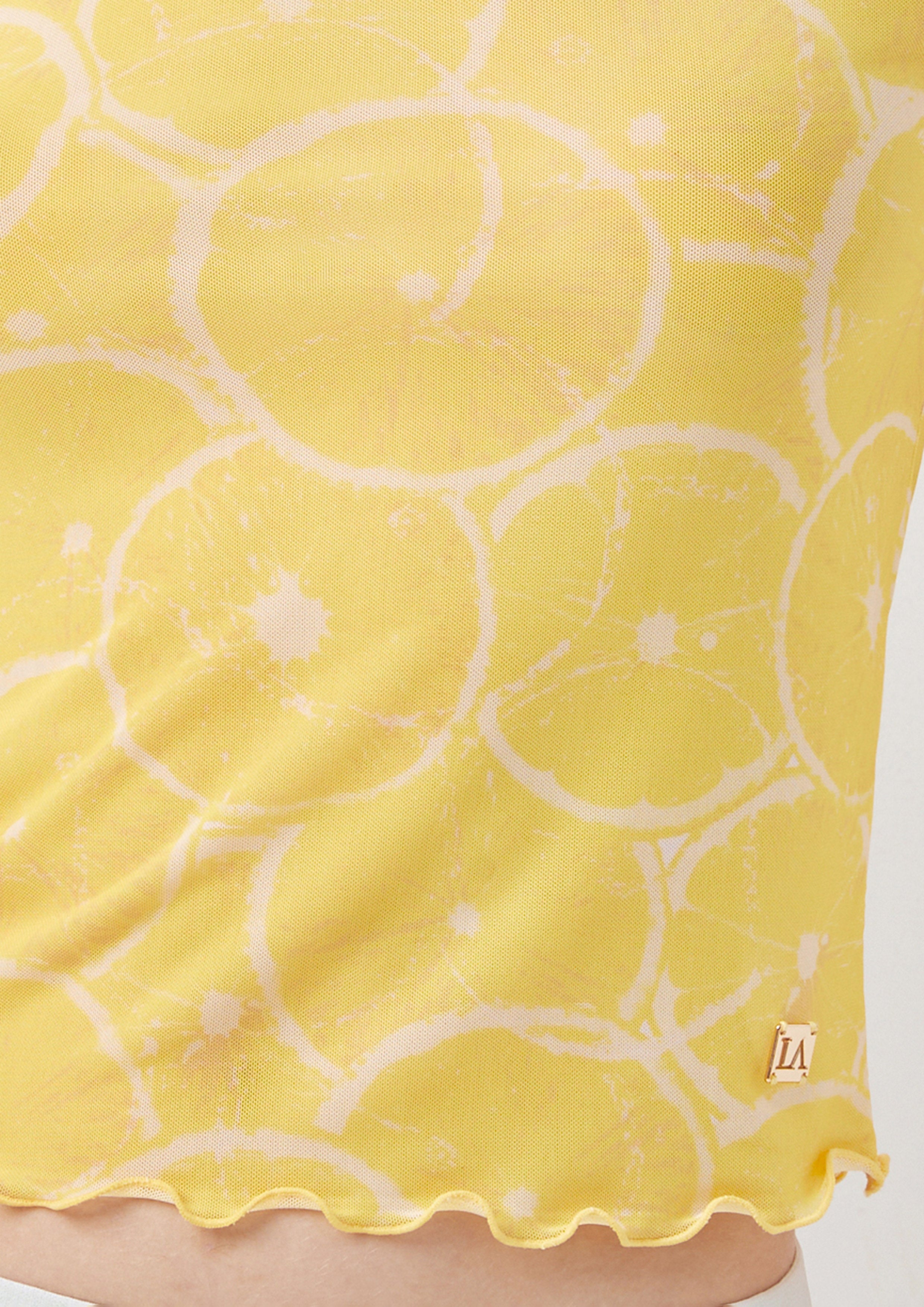 เสื้อแขนสั้น ลายมะนาว Fruity Whimsical