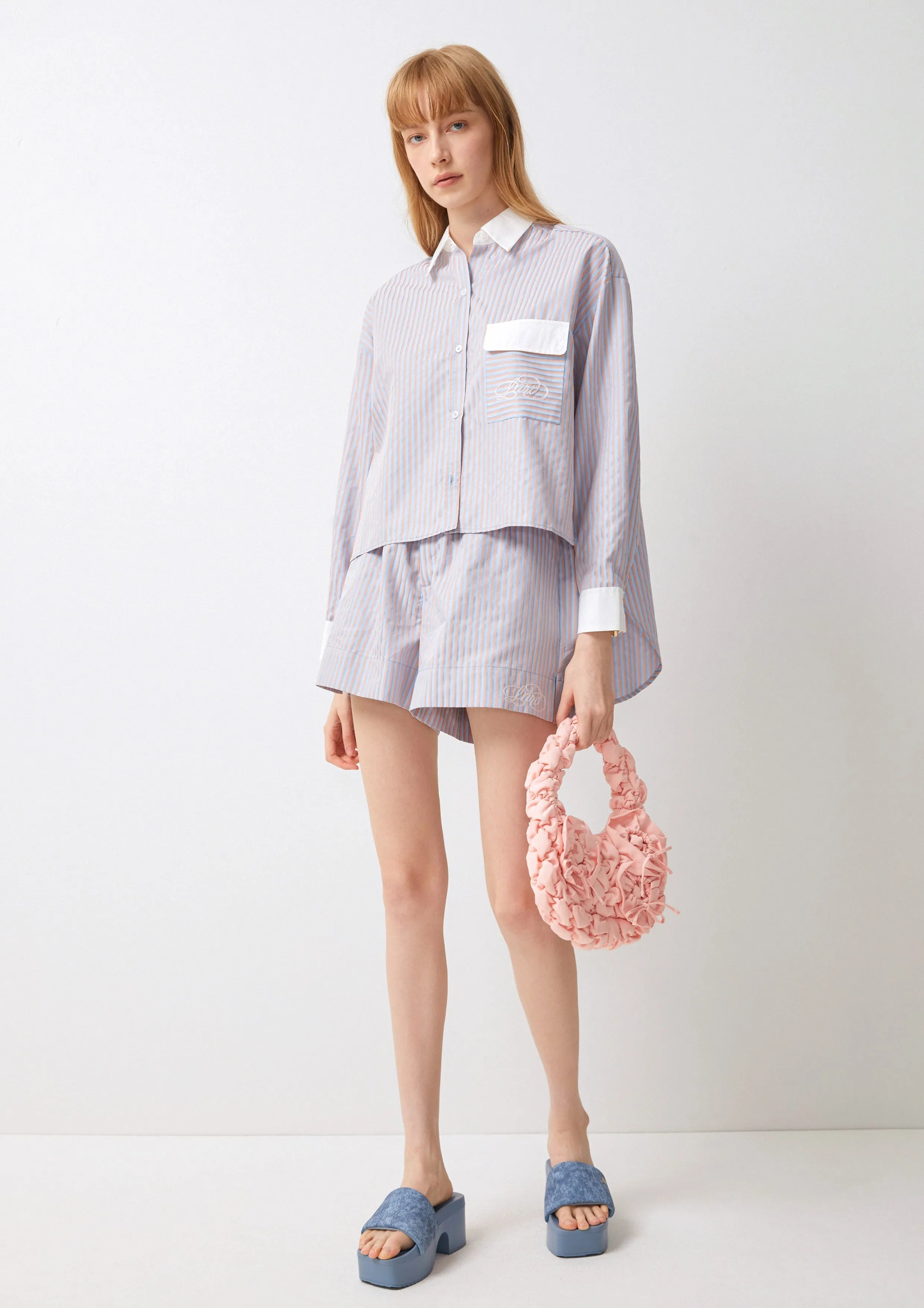 Striped Oversized Shirt Parallel Play