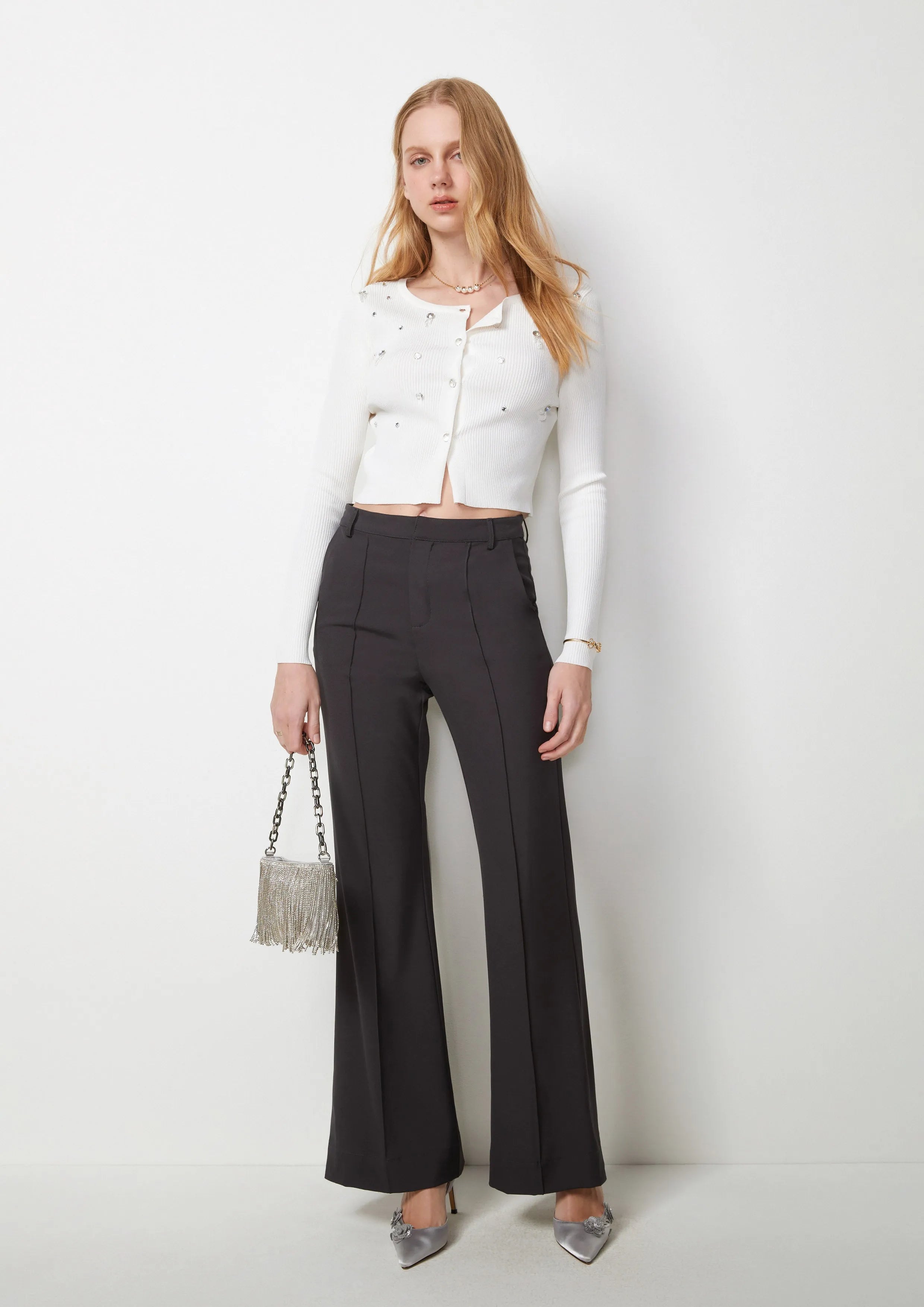 High Waist Wide Leg Trousers Too Cool For School