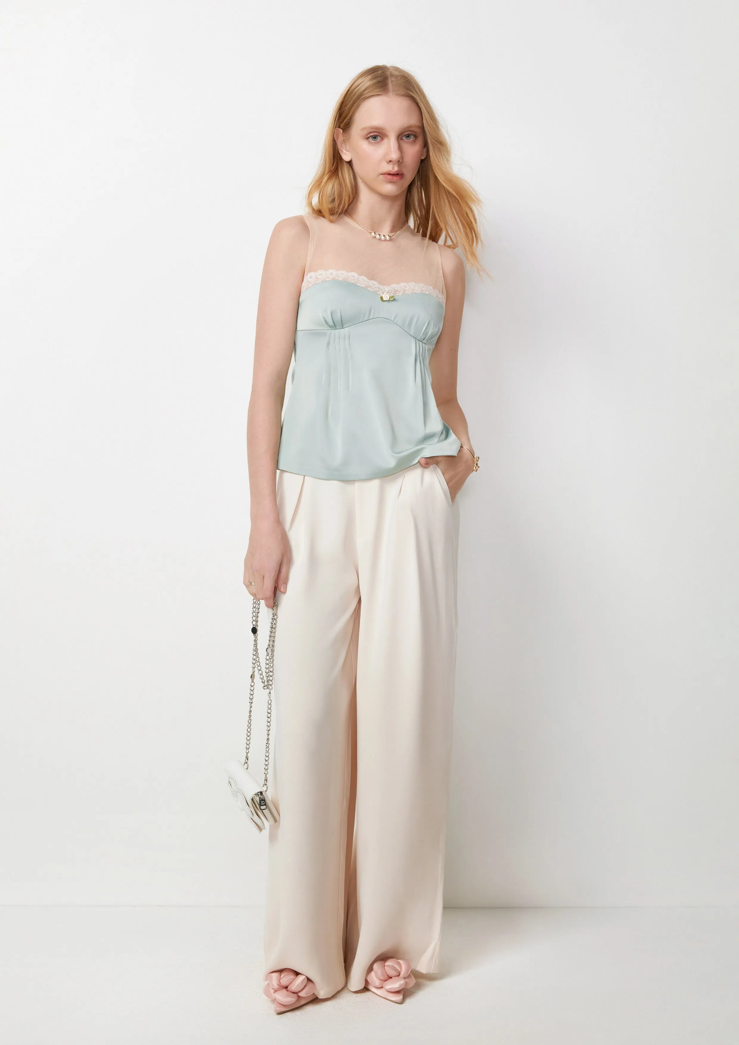 Pleated Wide-Leg Pants Best Bunnies