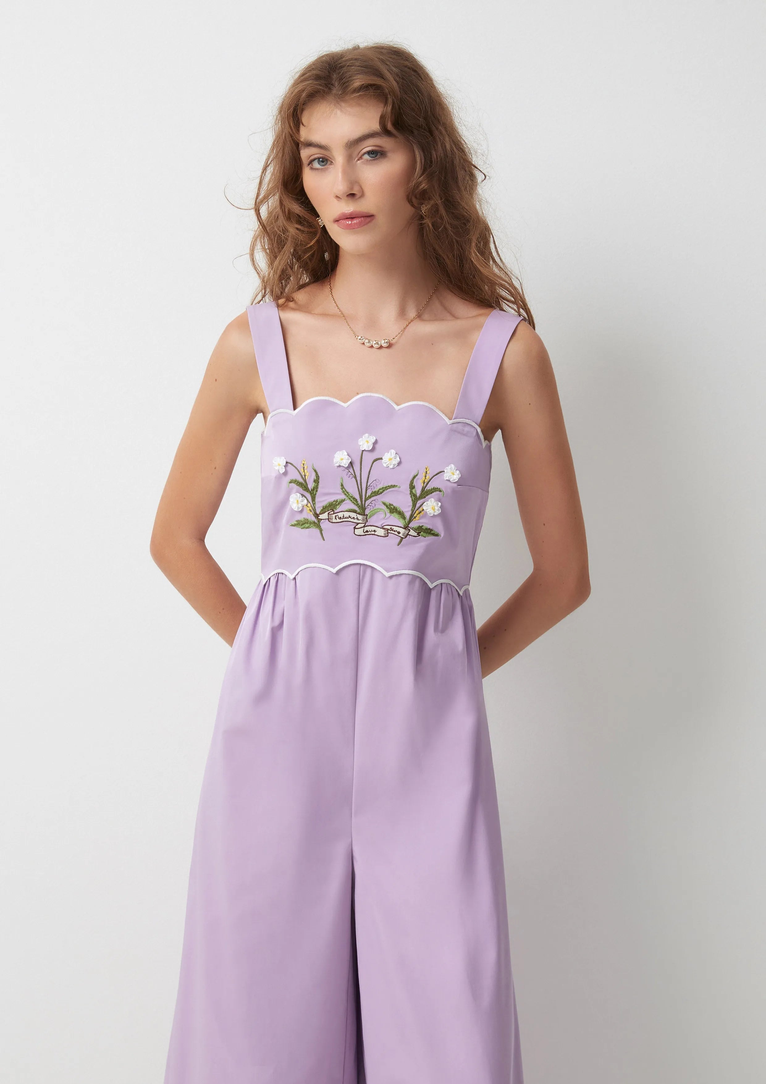 Floral Wide-Leg Jumpsuit Rustic Haven
