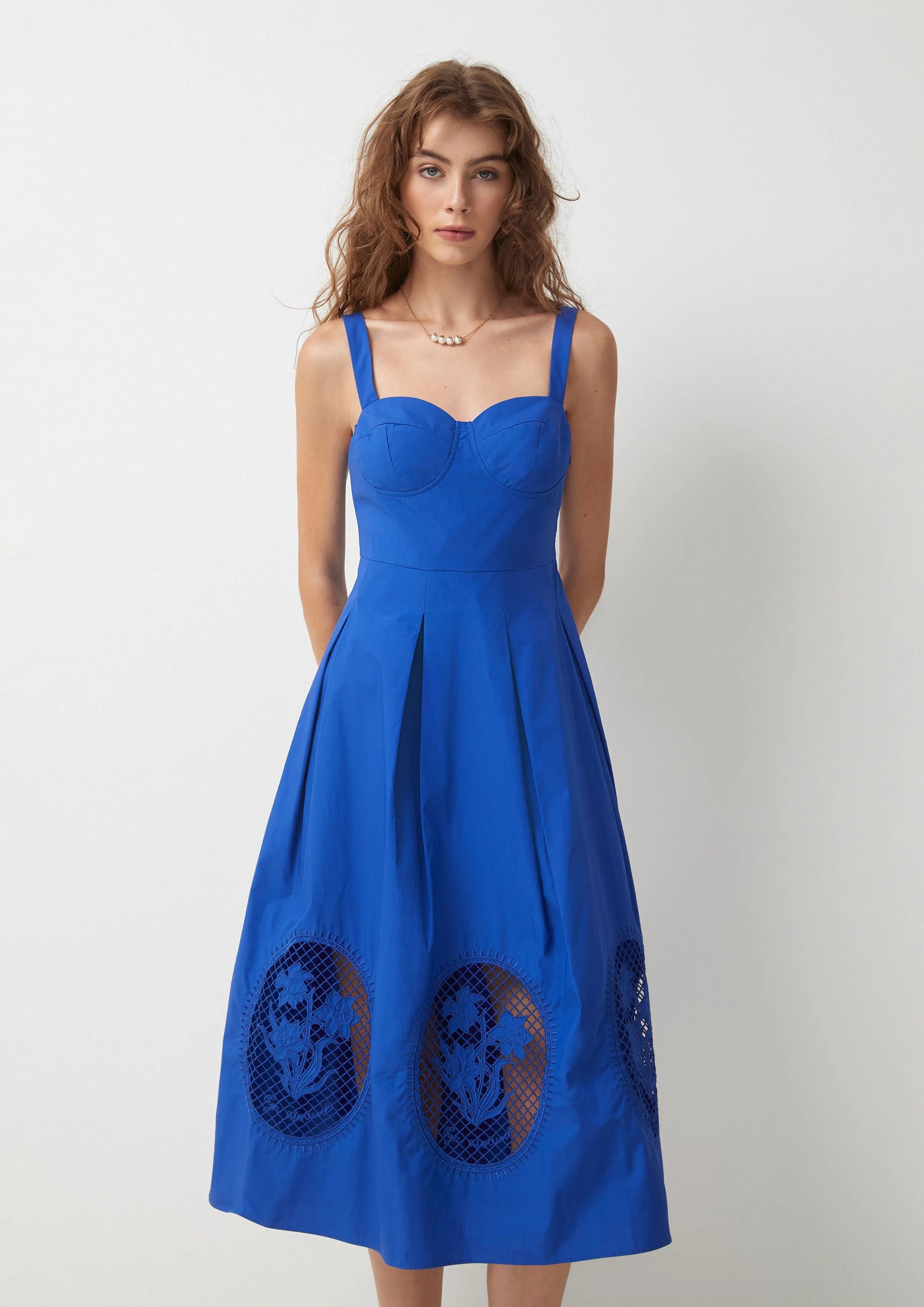 Floral Cutout Midi Dress Rustic Haven