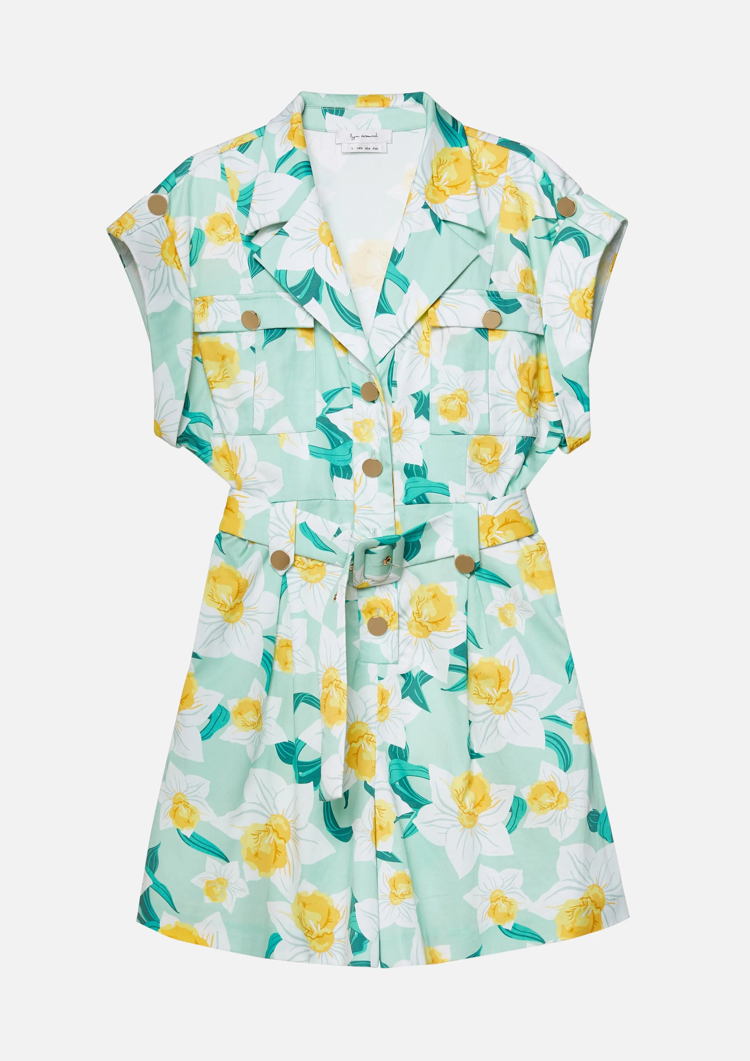Daffodil Short Sleeve Romper Rustic Haven