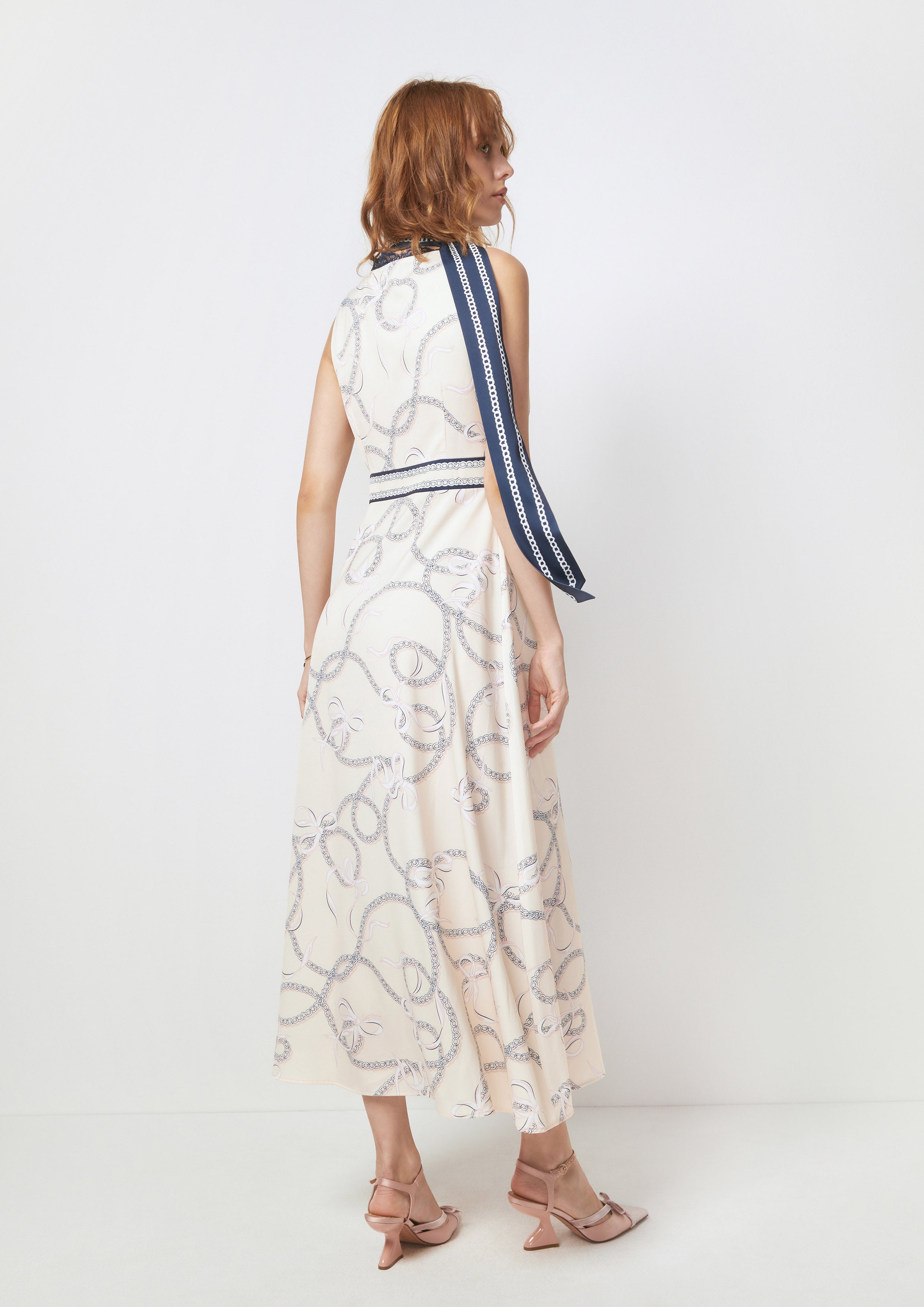 Sleeveless Midi Dress Dreamscape Memories