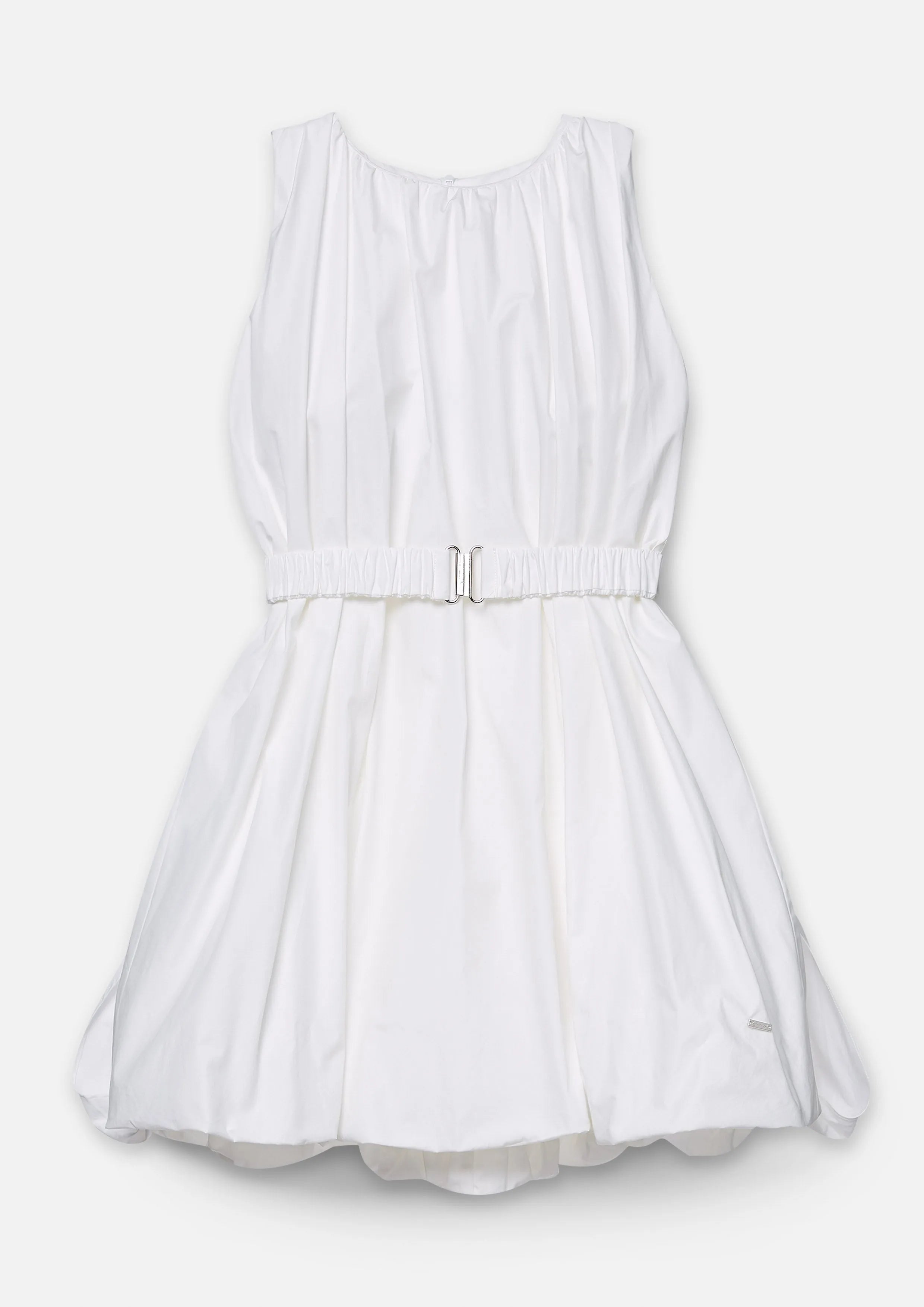 Pleated Mini Bubble Dress Rustic Haven