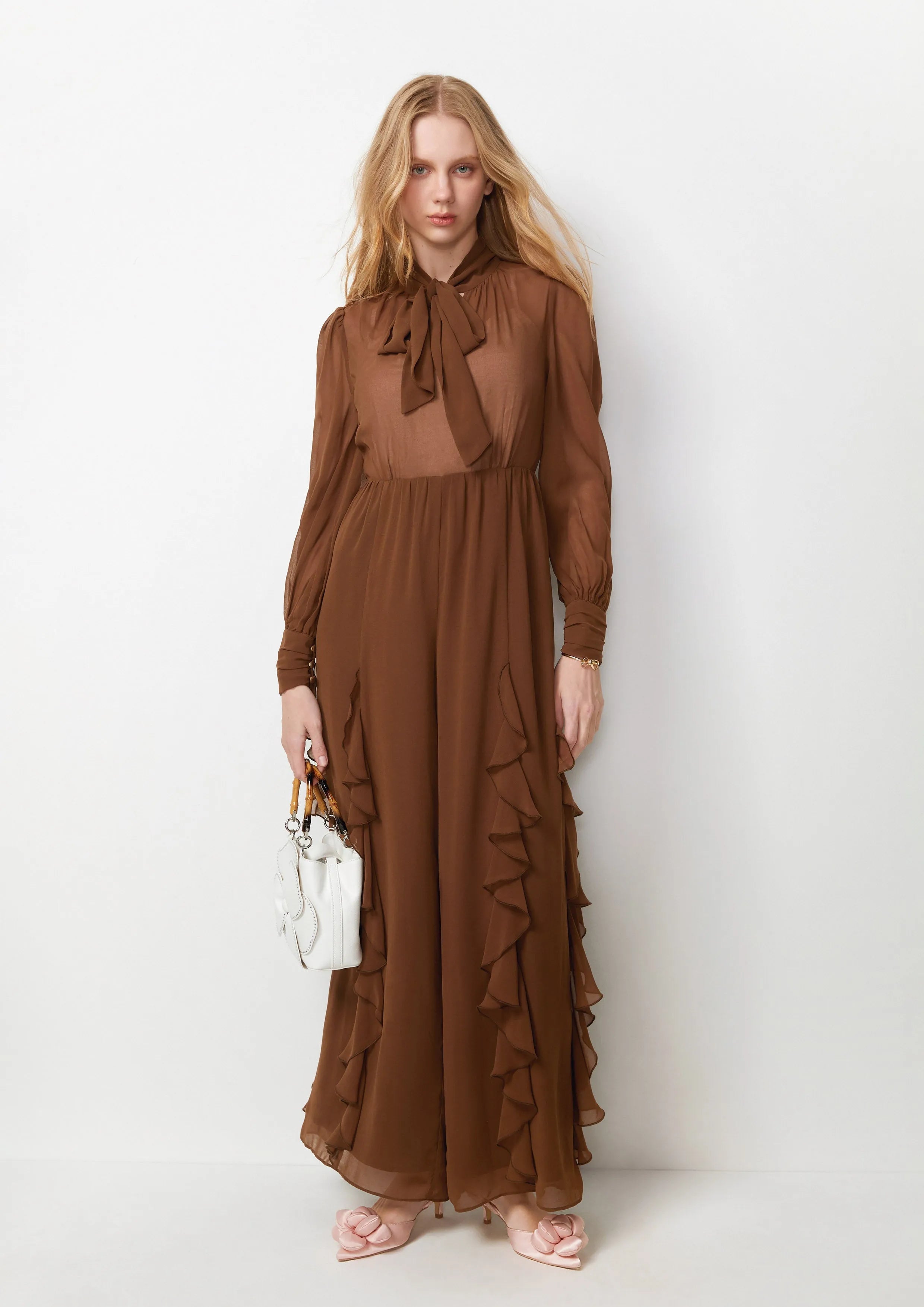 Cascade Ruffle Jumpsuit The Canine Whisperer
