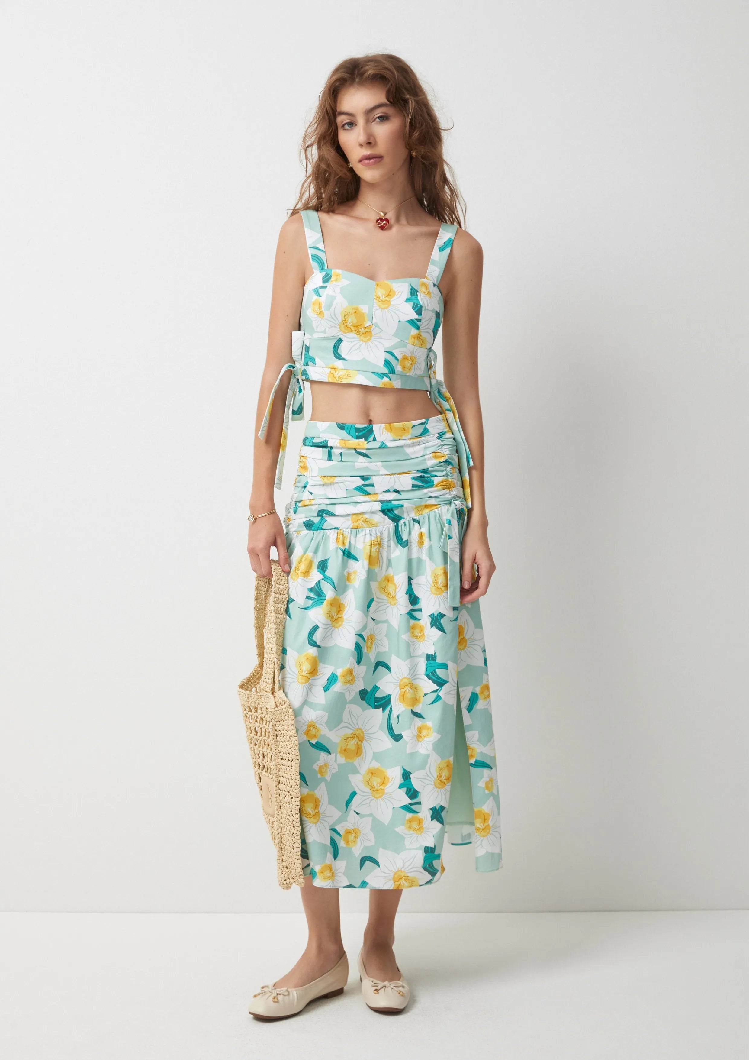 Daffodil Crop Top Rustic Haven