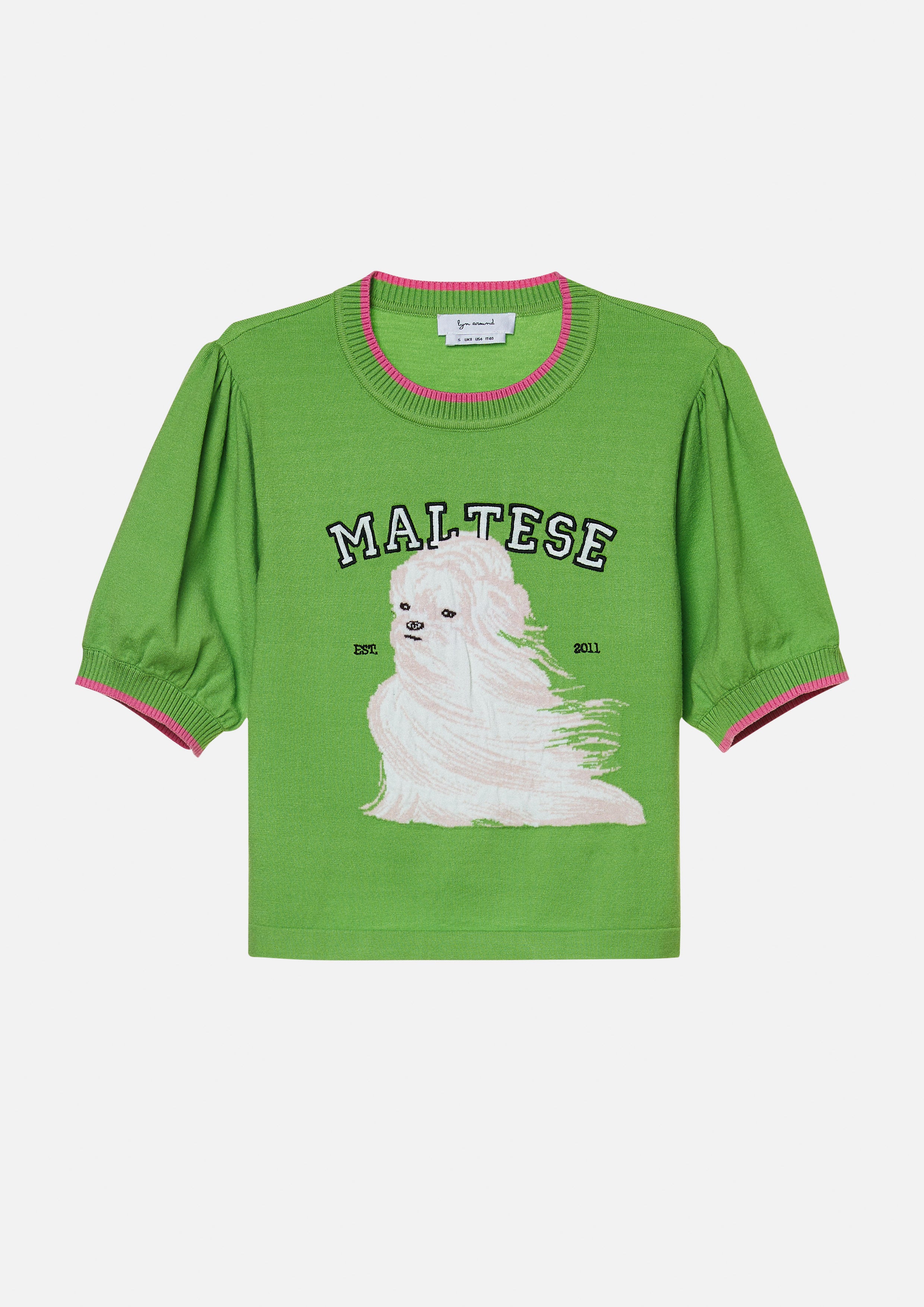 เสื้อยืด แขนพอง ผ้าถัก The Canine Whisperer