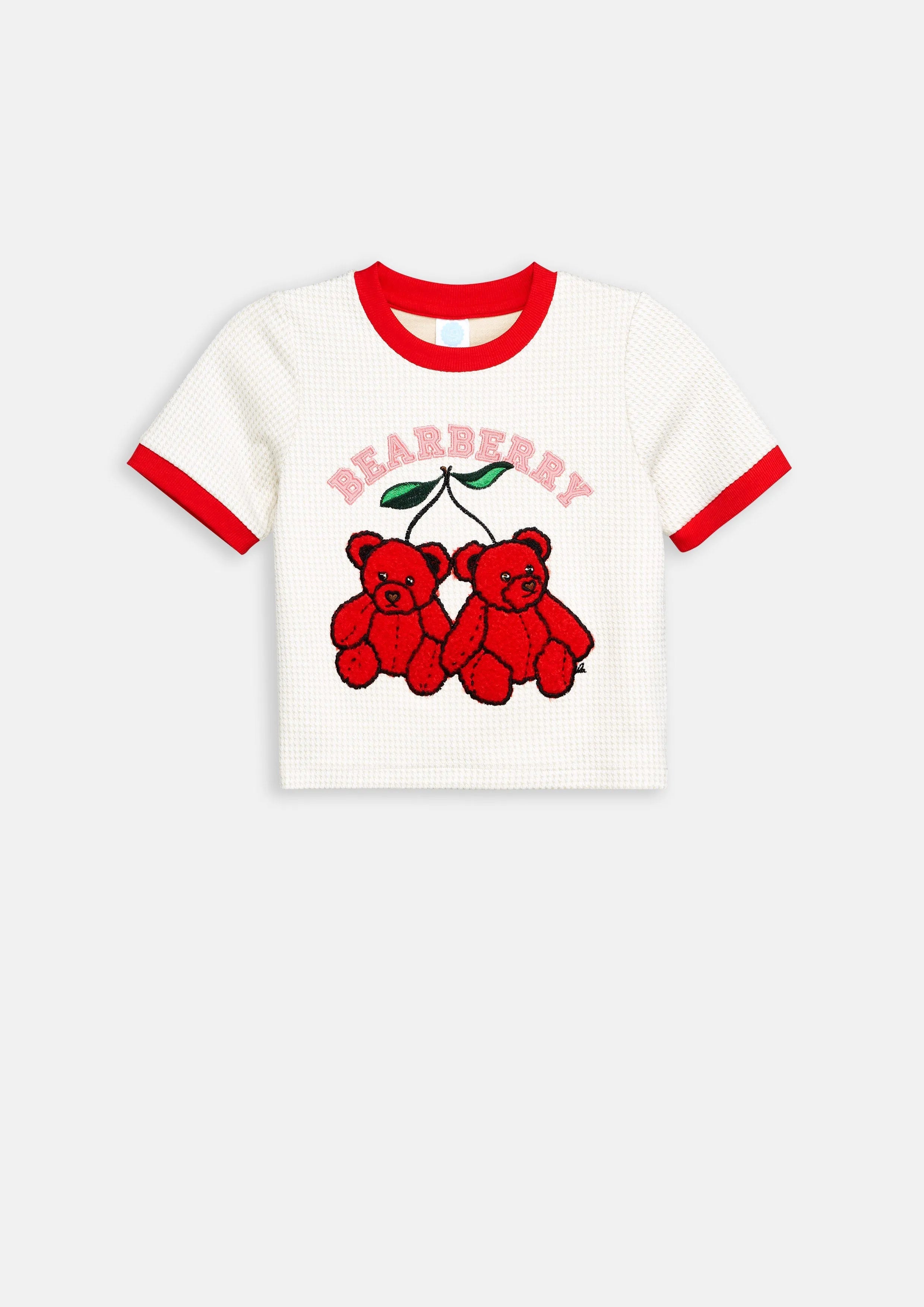 Bearberry Ringer Tee For Girls Symphony of Petals