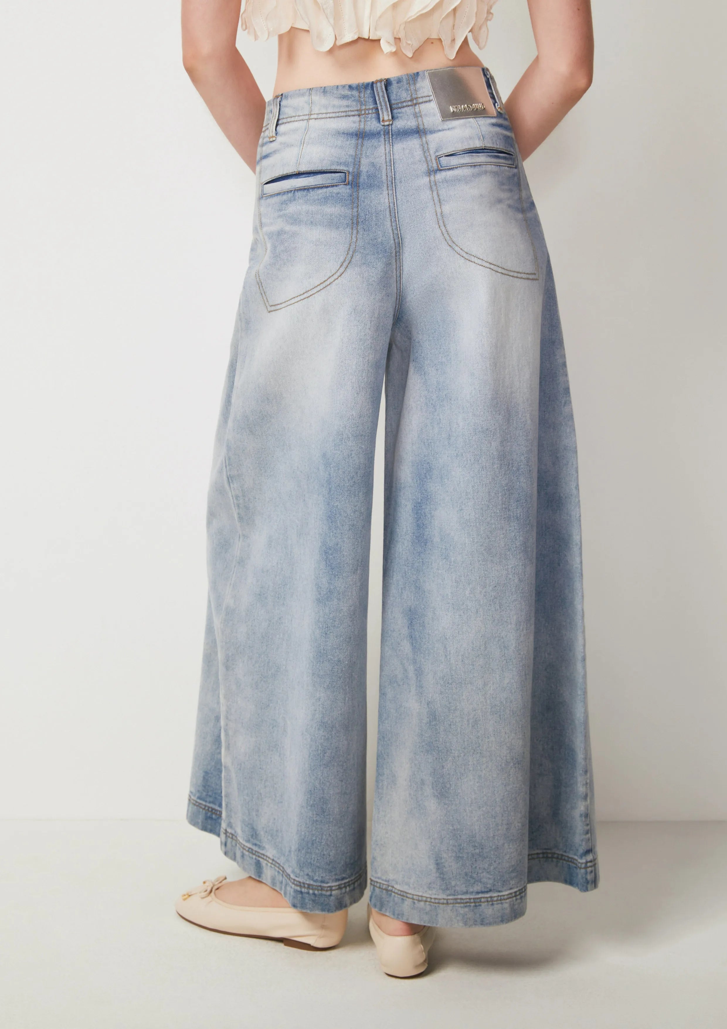 Flair Wide-Leg Jeans La La Land