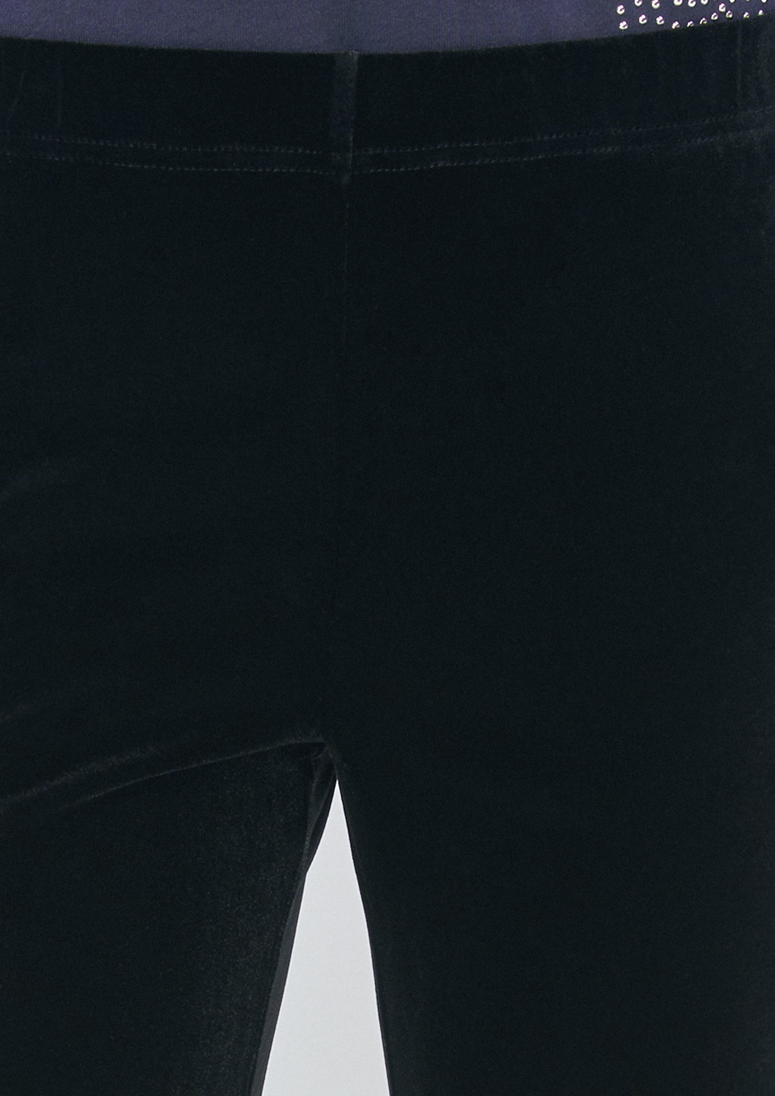 Velvet Flare Pants White Horizon