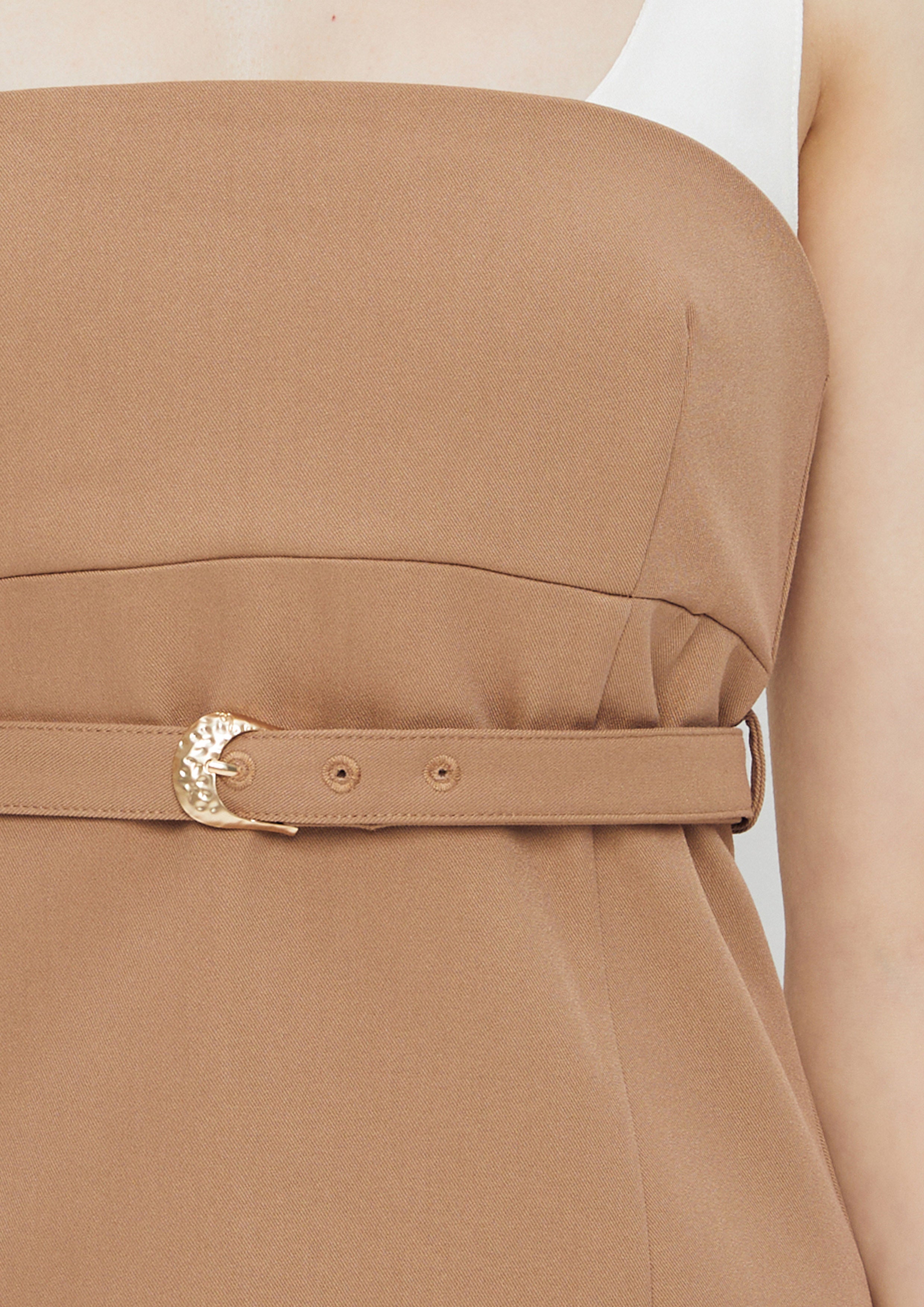 Layered Mini Dress Amid Bloom And Savannah
