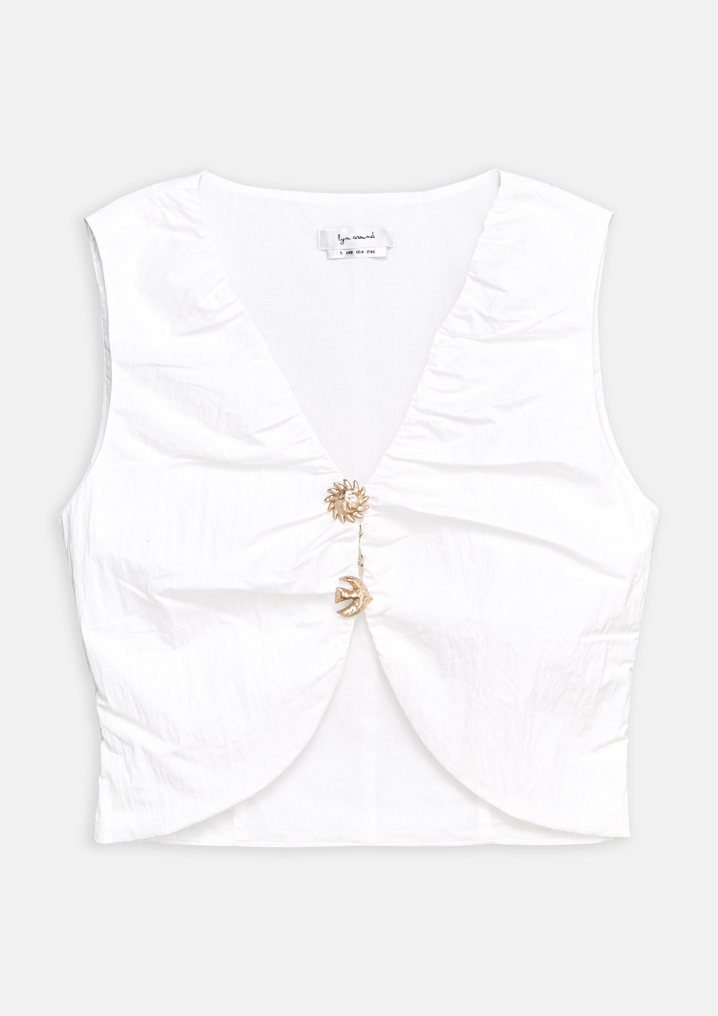 Sleeveless Crop Top Wild Encounters