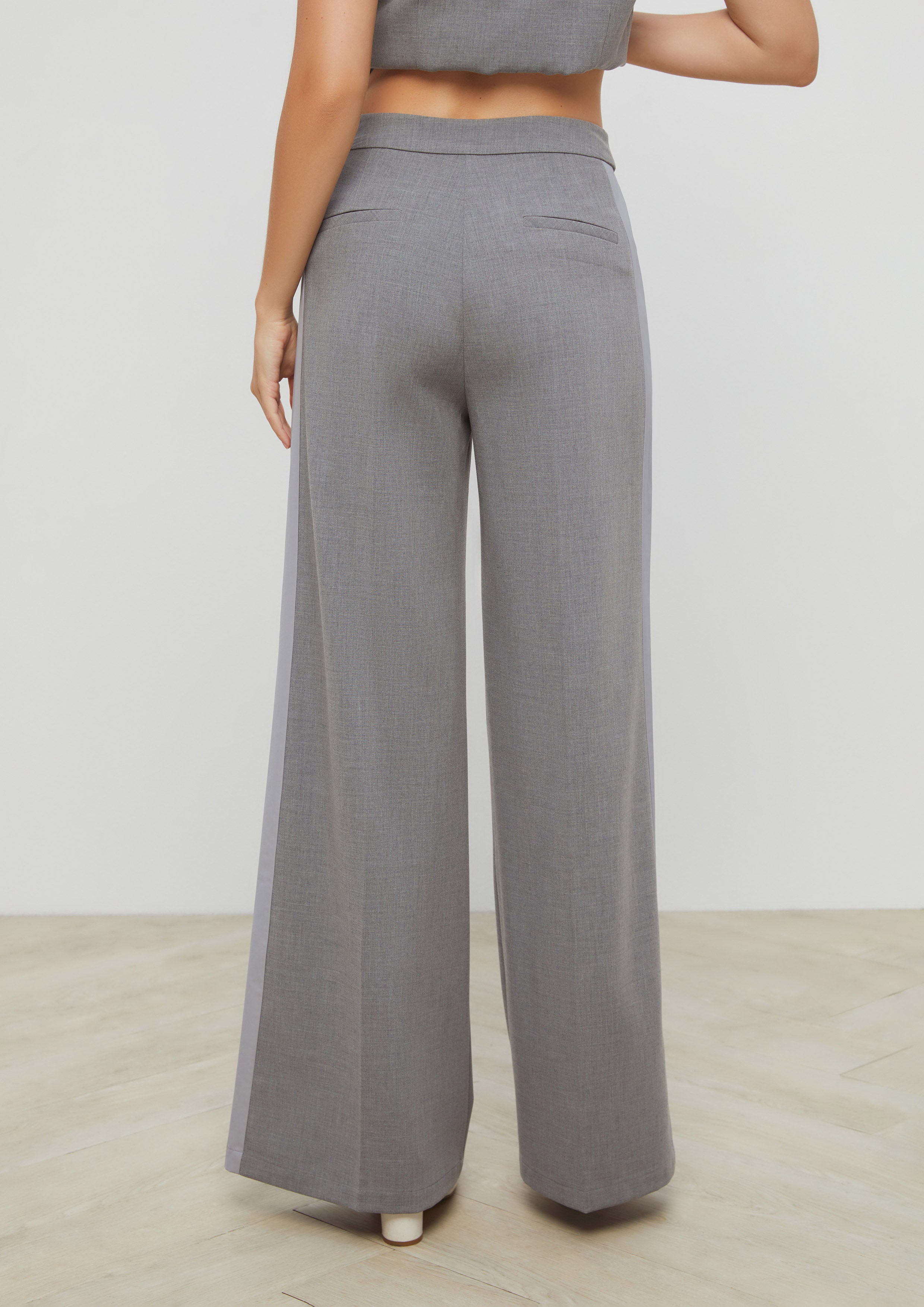 Pleated Wide Leg Pants Echo