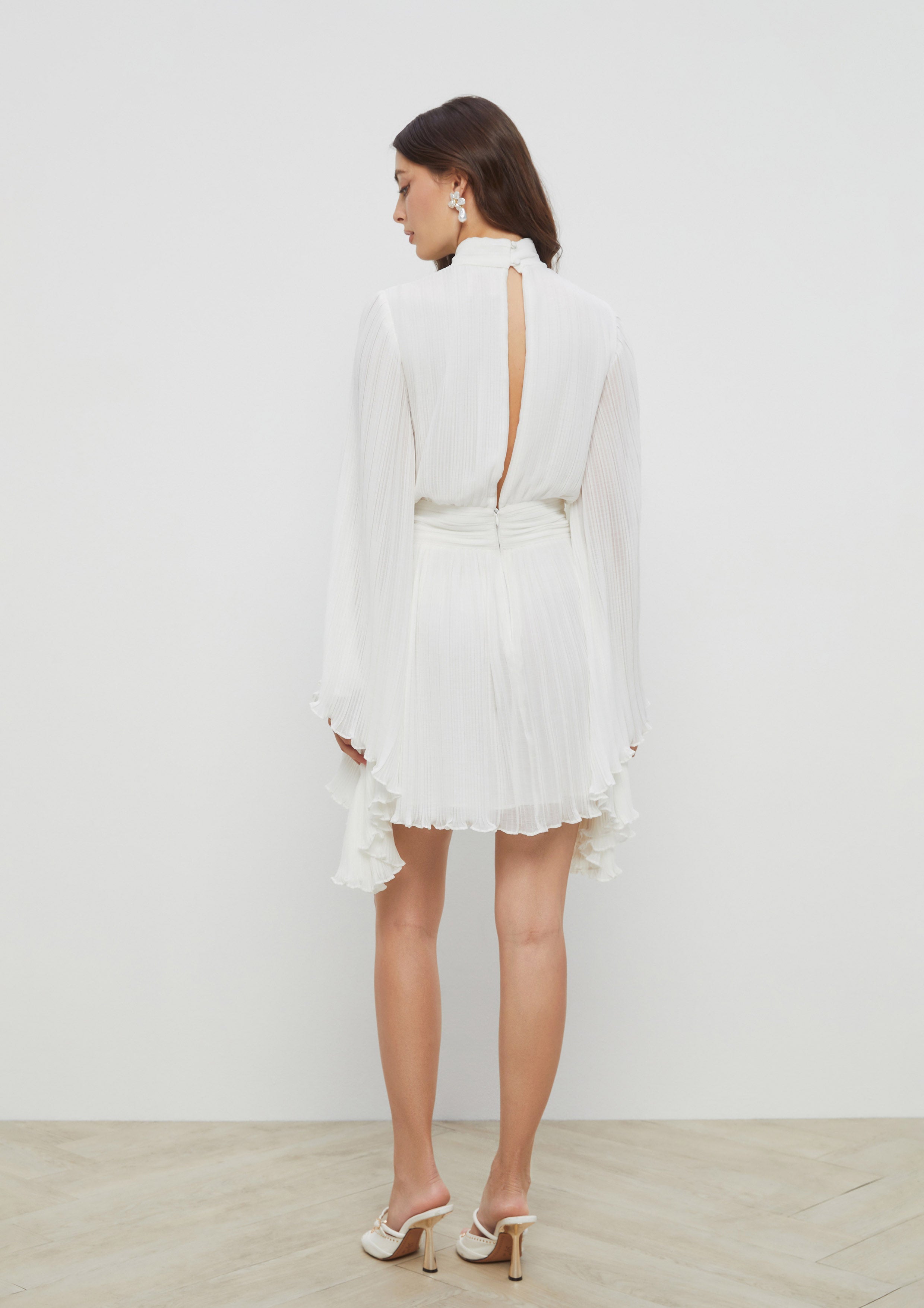 Flare Sleeve Mini Dress Echo