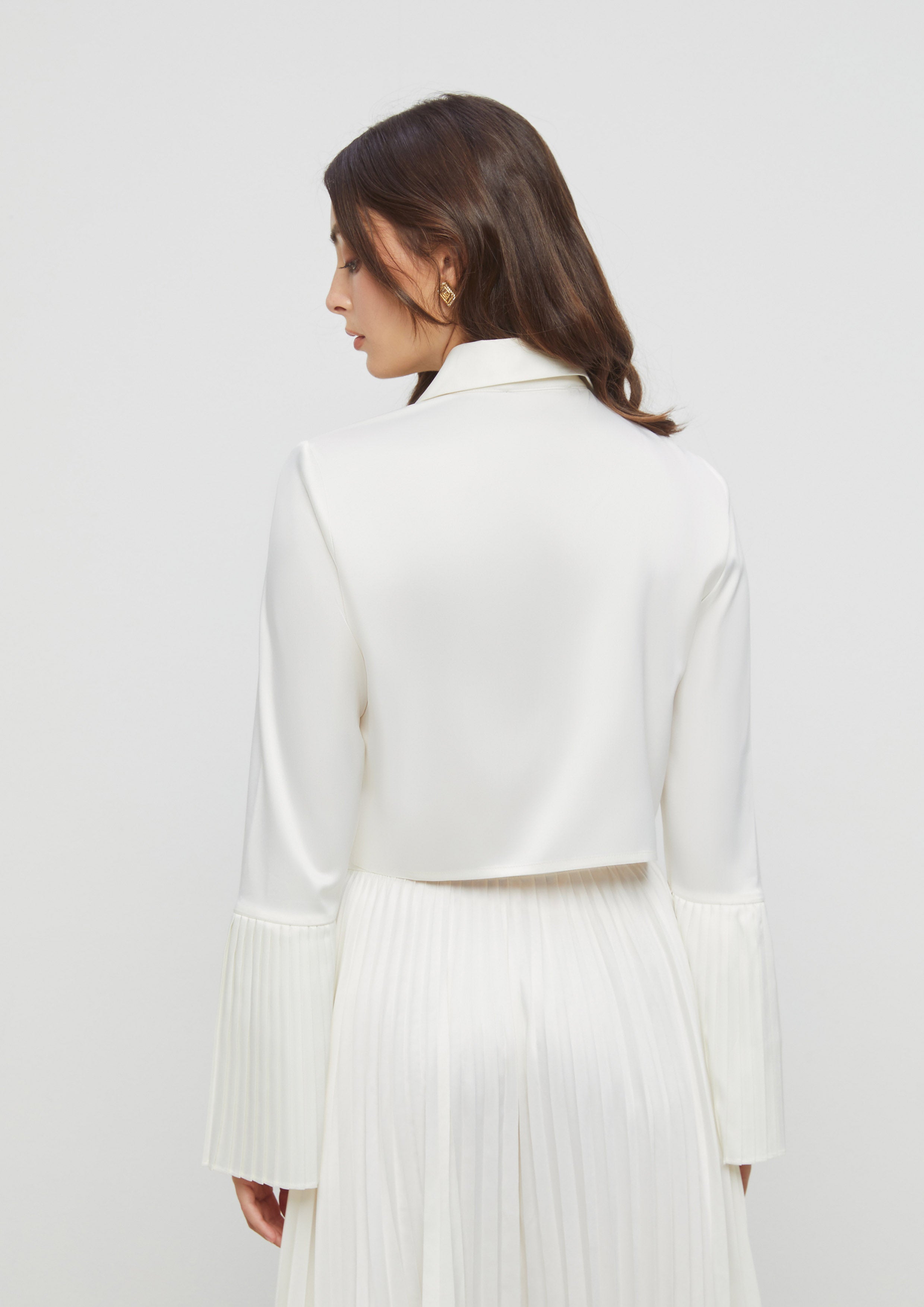Flare Cuff Sleeve Top Echo