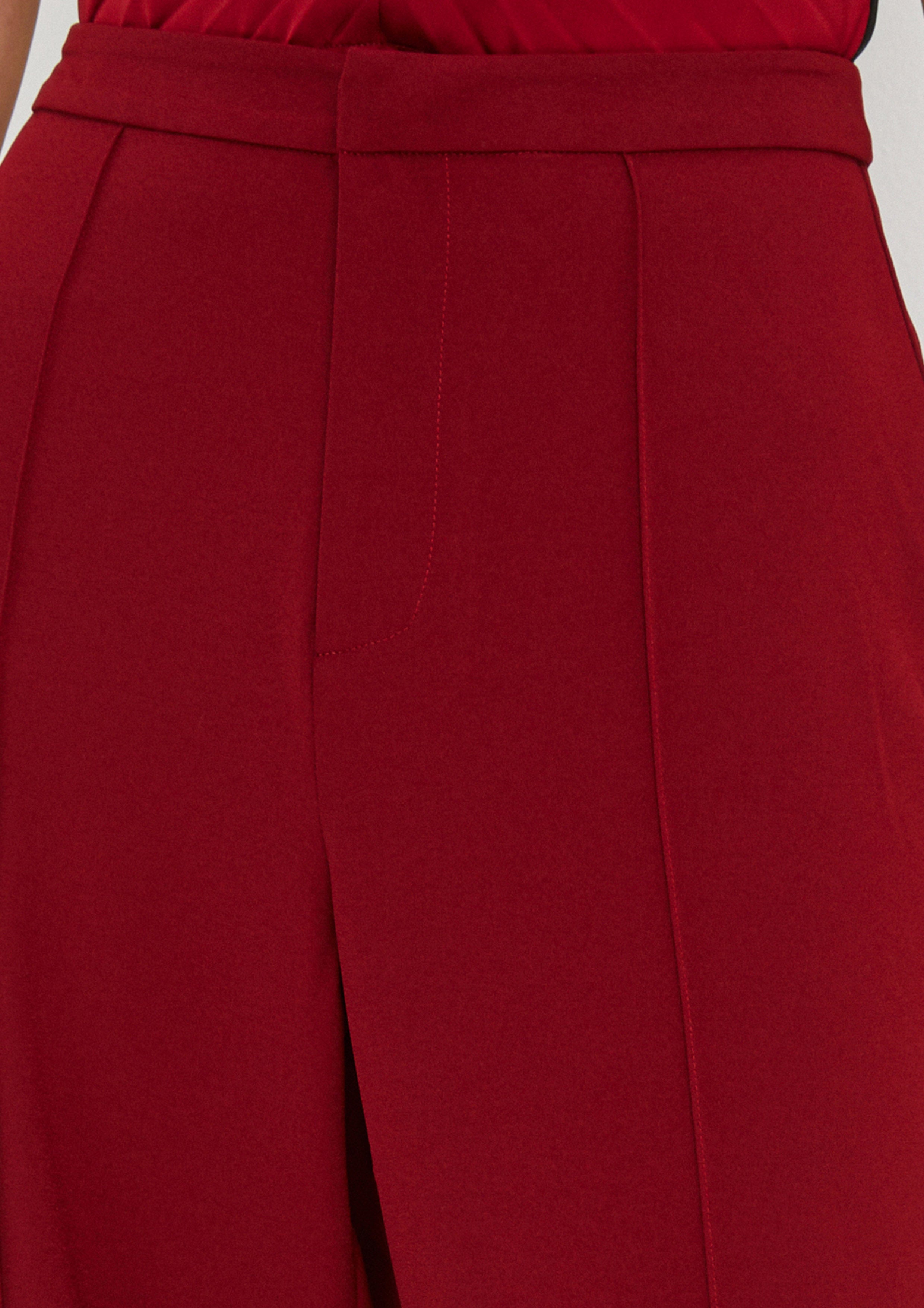 High Waist Pleated Pants Drowning In Love