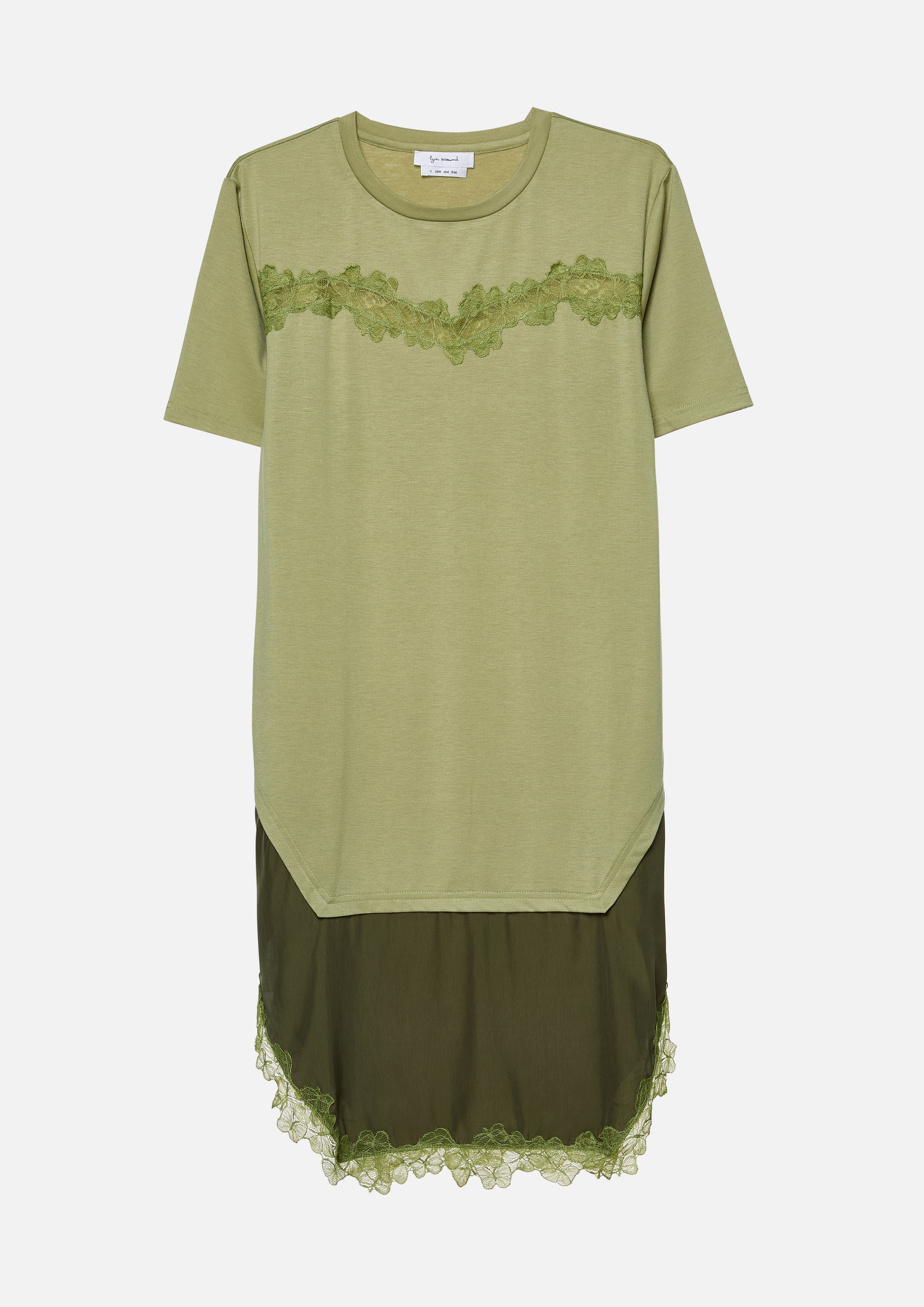 Asymmetric Skirt With Lace Trim Dress Woodland Wonderlust