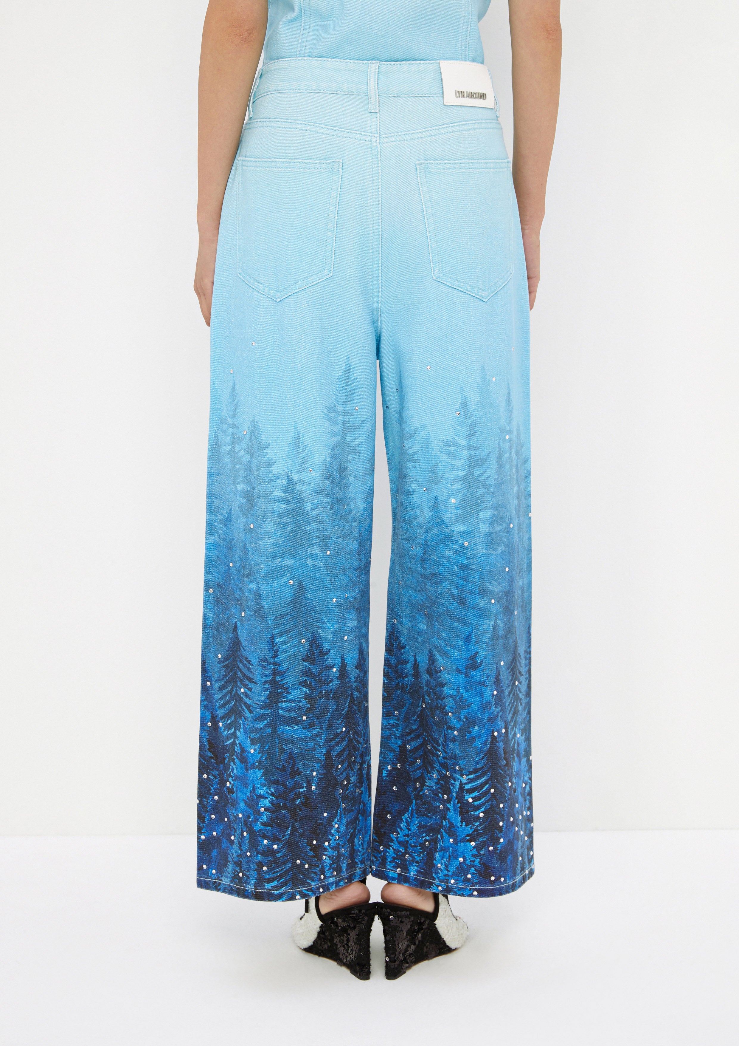 Pine Print Pants Drowning In Love