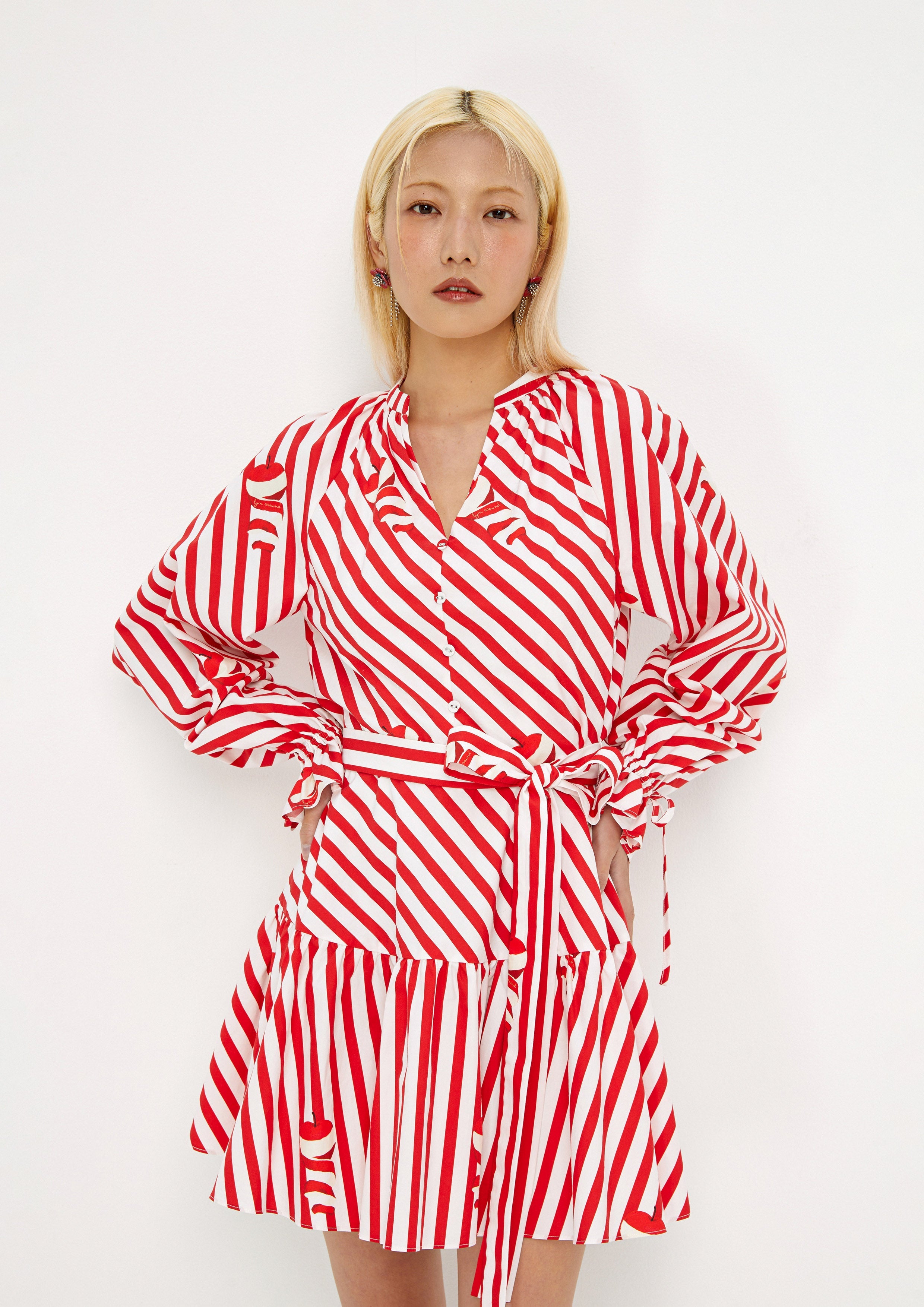 Stripe Long Sleeve Mini Dress Savor The Crisp
