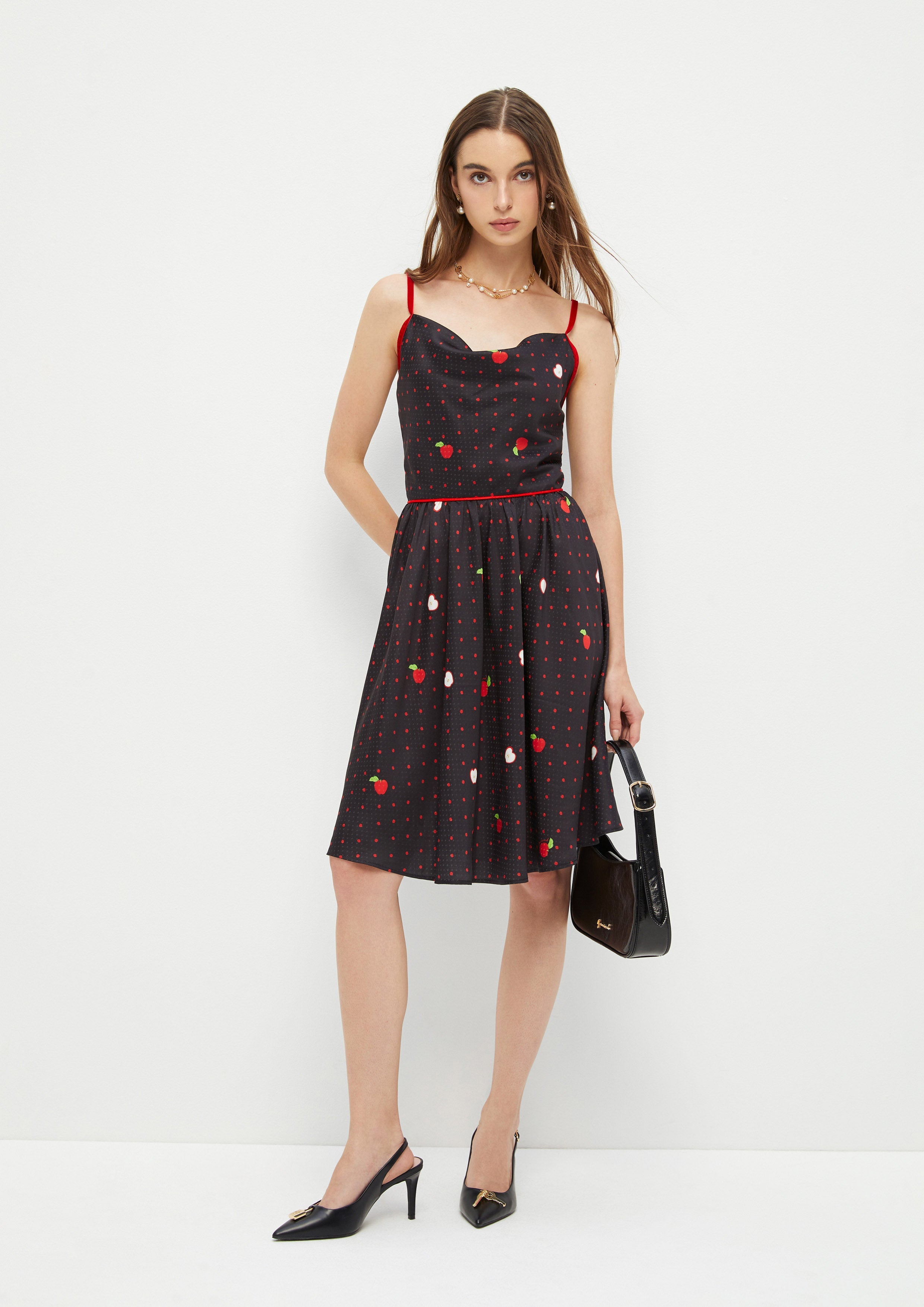 Apple And Polkadot Mini Dress Adam's Lust