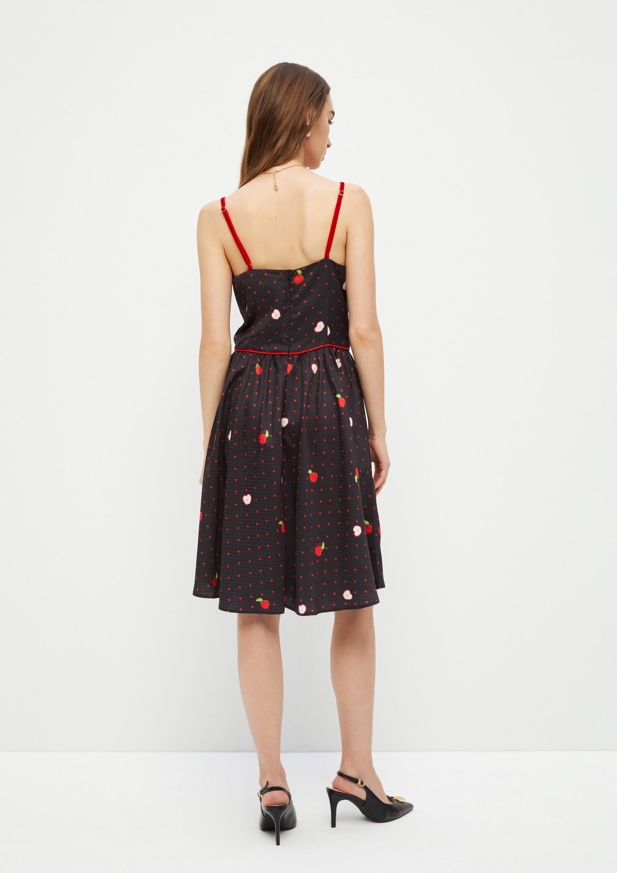 Apple And Polkadot Mini Dress Adam's Lust