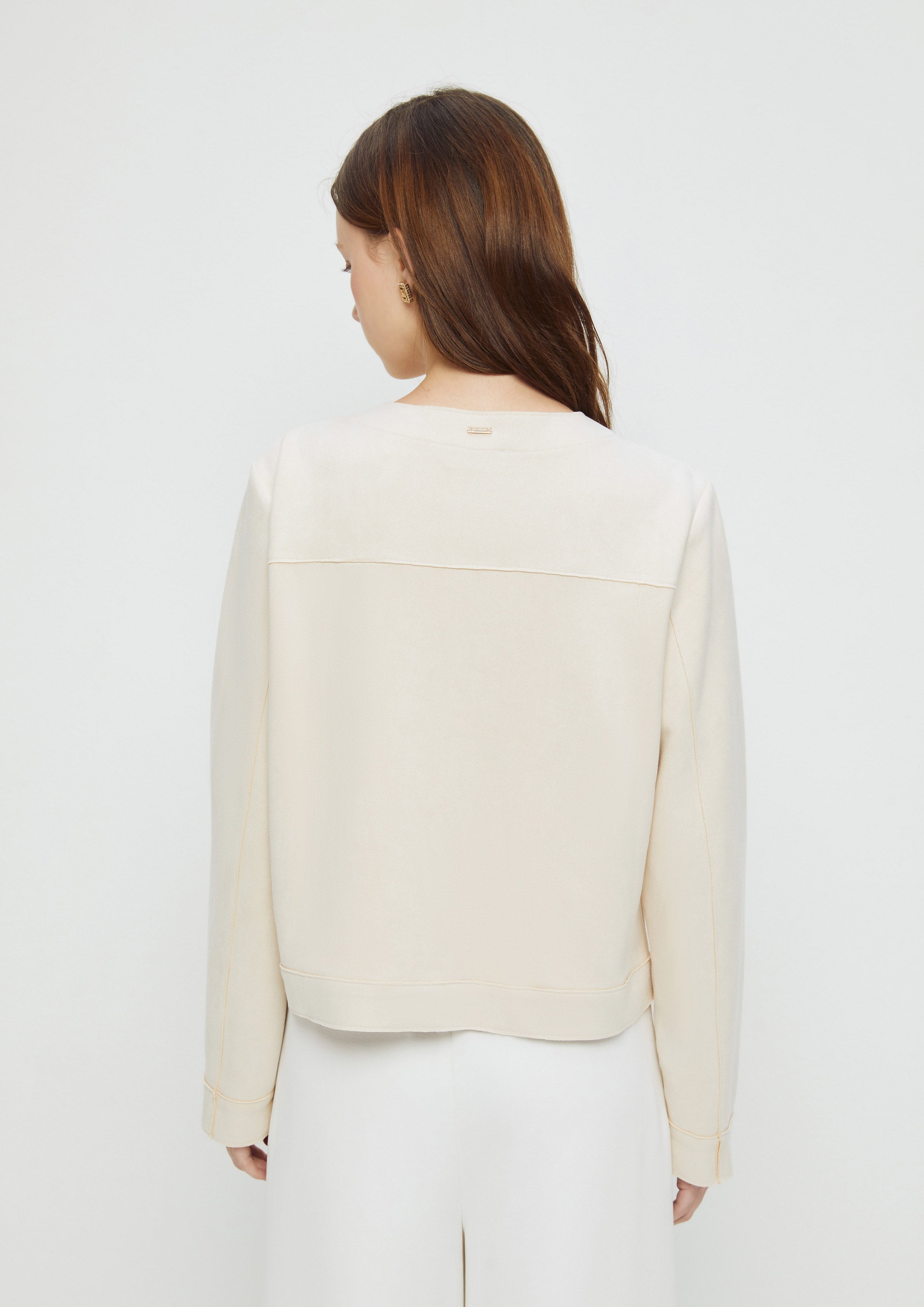 เสื้อแจ็คเก็ตหนังกลับแขนยาว คอลเลกชัน Amid Bloom And Savannah