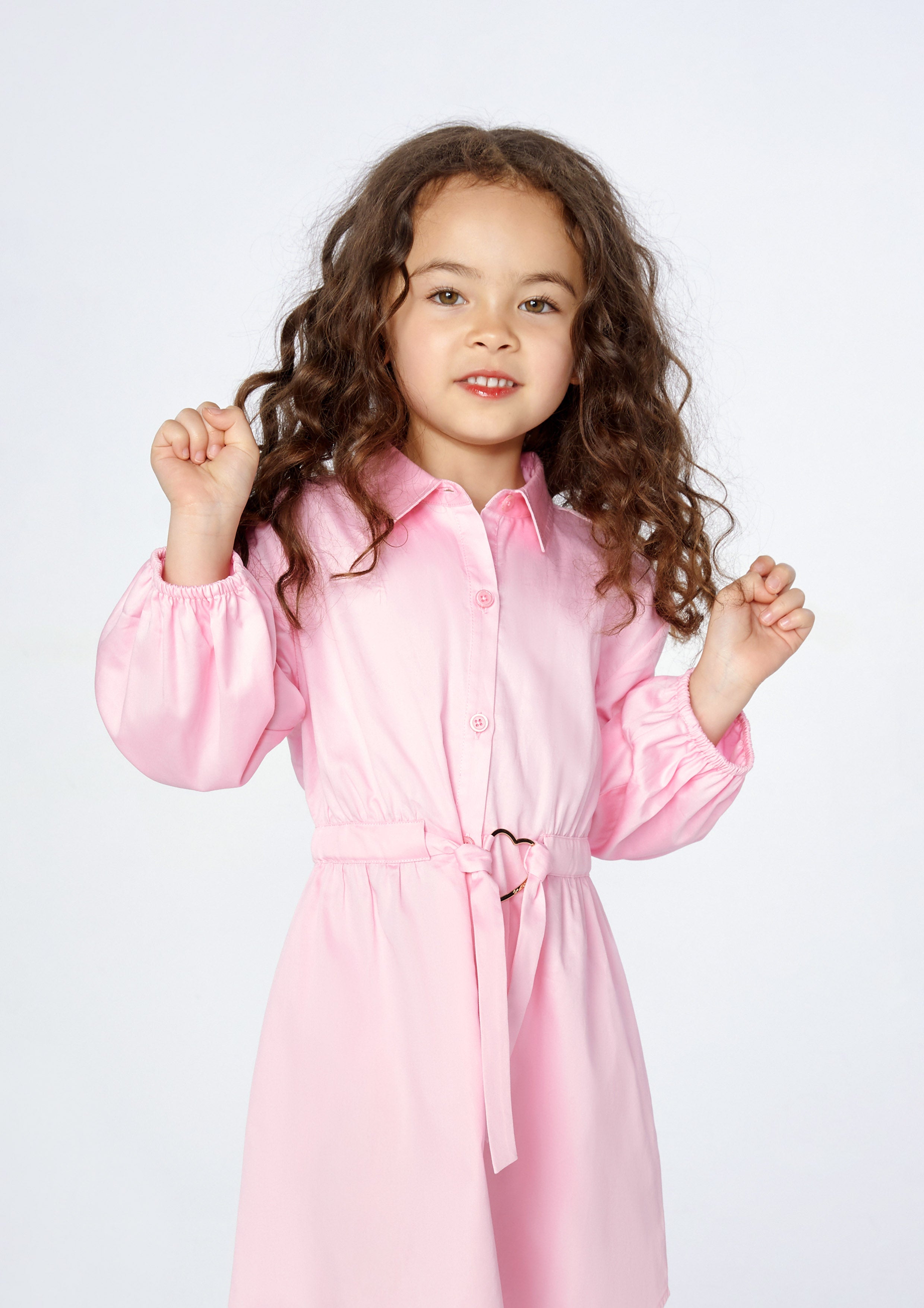Long Sleeve Dress For Mini Girl Ndoto Field
