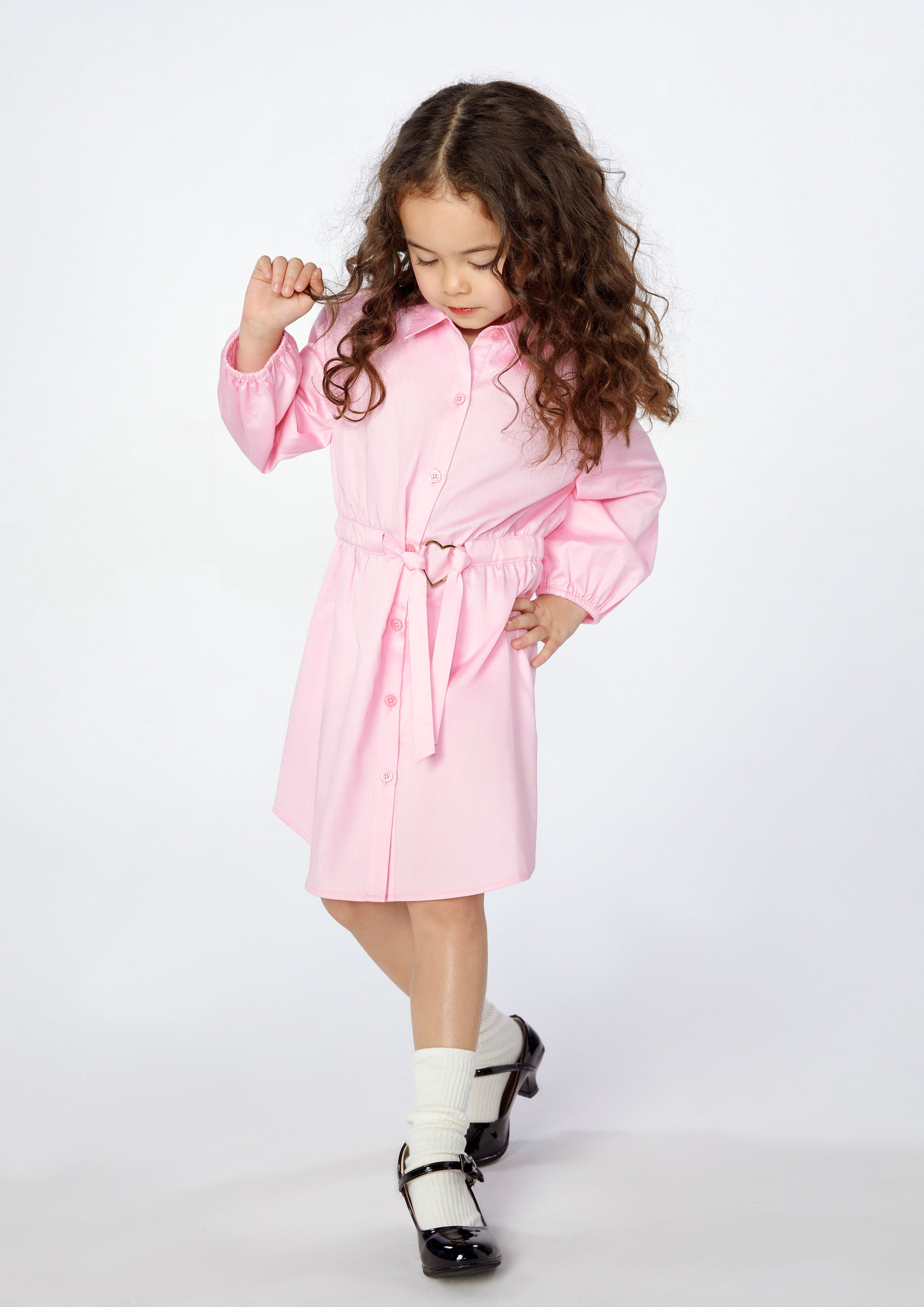 Long Sleeve Dress For Mini Girl Ndoto Field